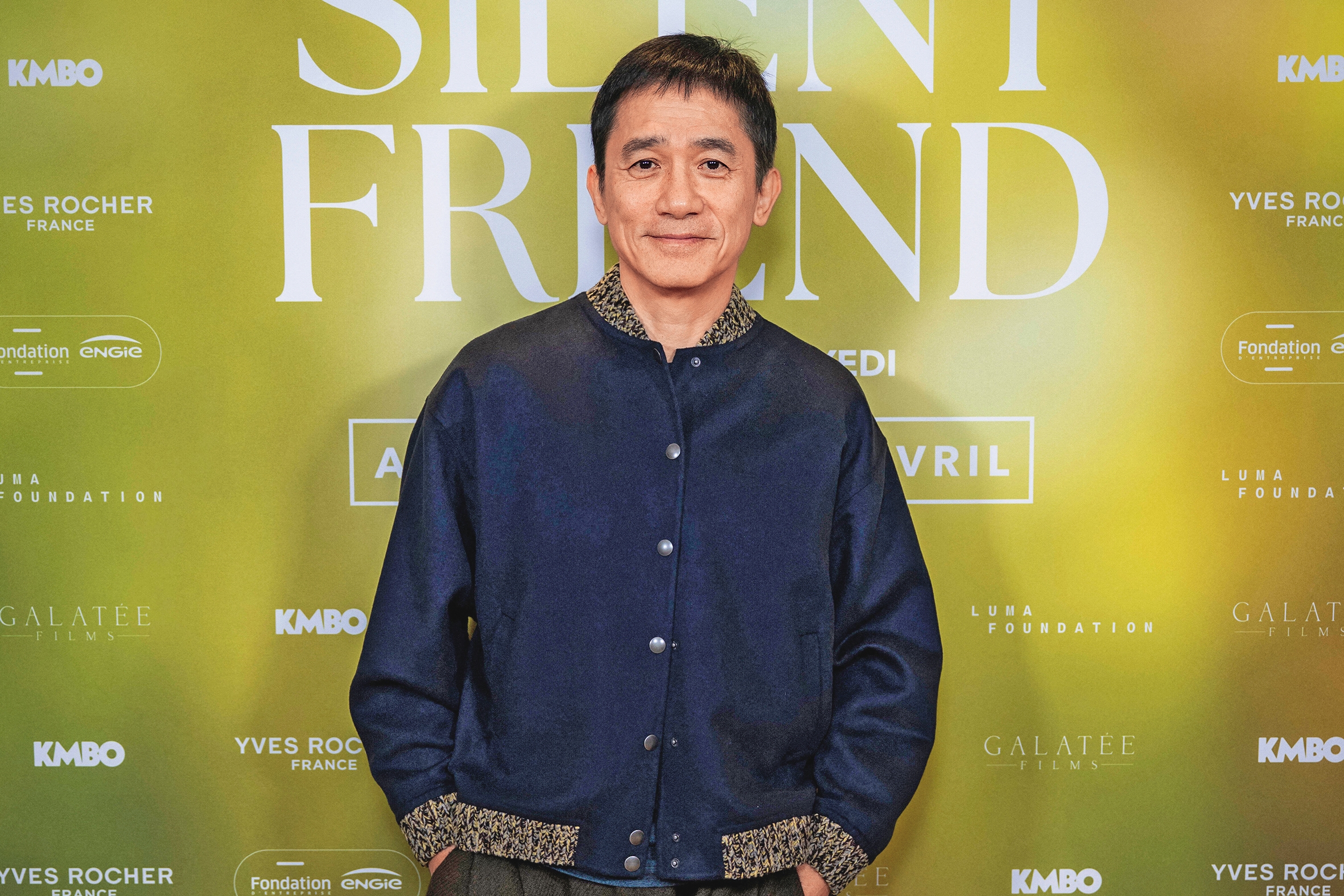 梁朝偉跑遍歐洲宣傳新片，神清氣爽出席巴黎的首映會。（東方IC）