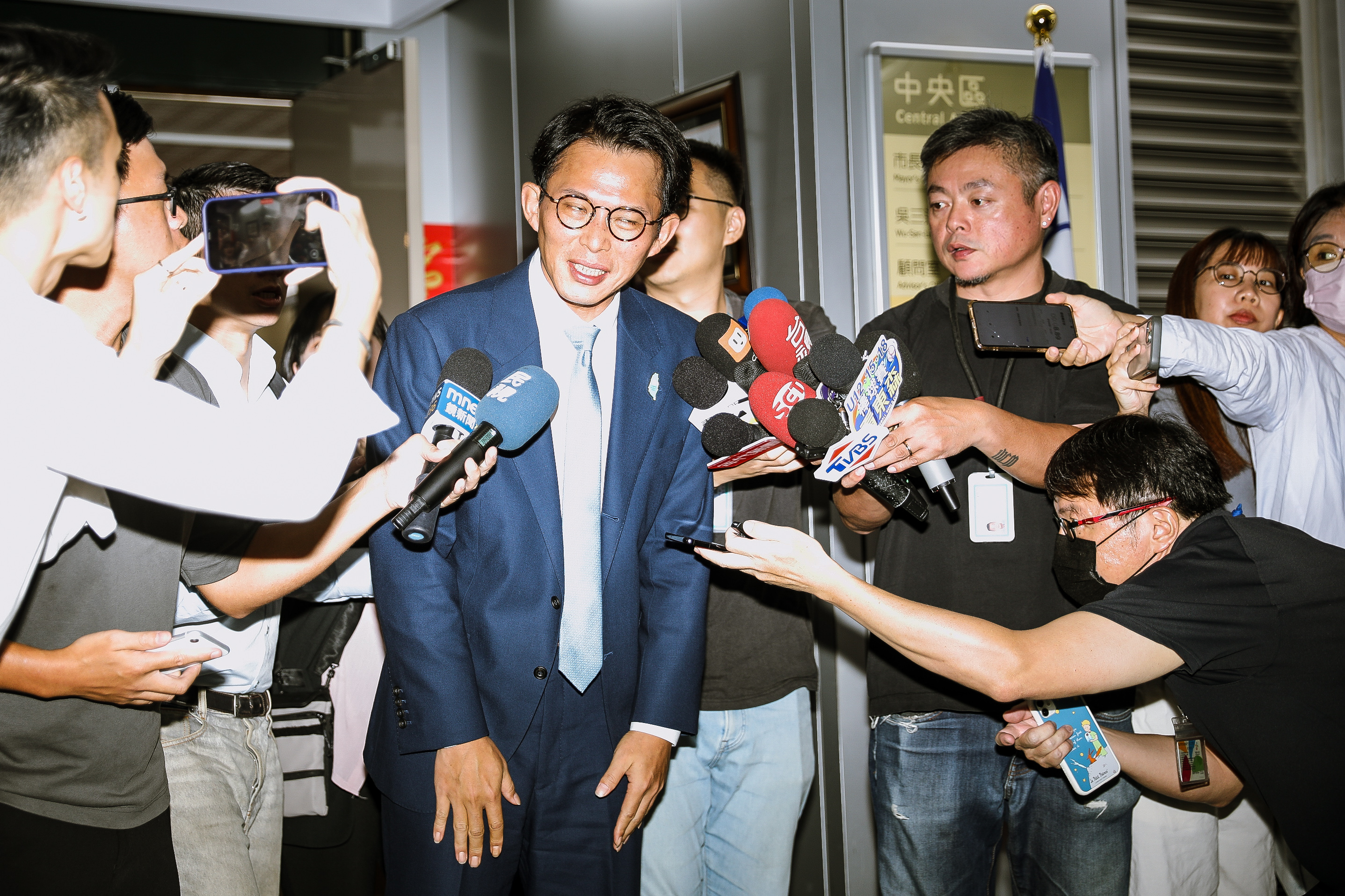 黃國昌表態選新北市長，但國民黨前祕書長李乾龍認為，國民黨交棒人選應該以黨內優先。（鏡報鄒保祥）