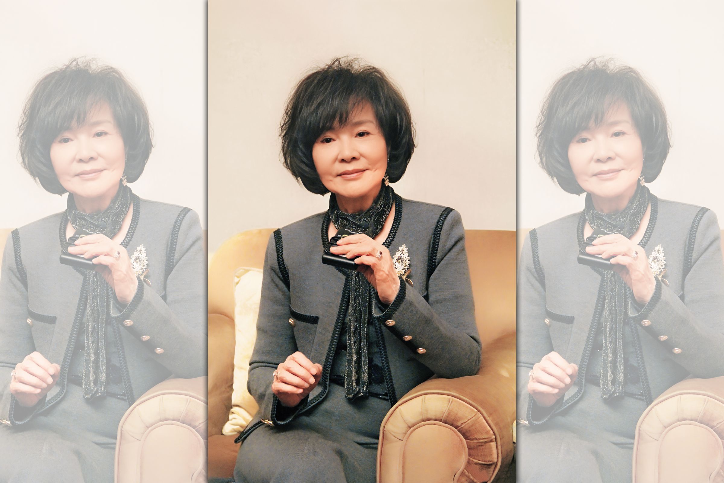 高齡81歲的歸亞蕾,悄悄自美返台接拍電影《拾光》,電影講述阿茲海默症老人的故事。(翻攝自歸亞蕾微博)