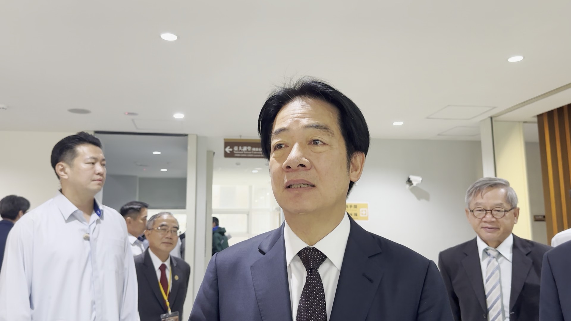 總統賴清德提醒花蓮因應颱風「應該撤離就要全部撤離」。（總統府提供）