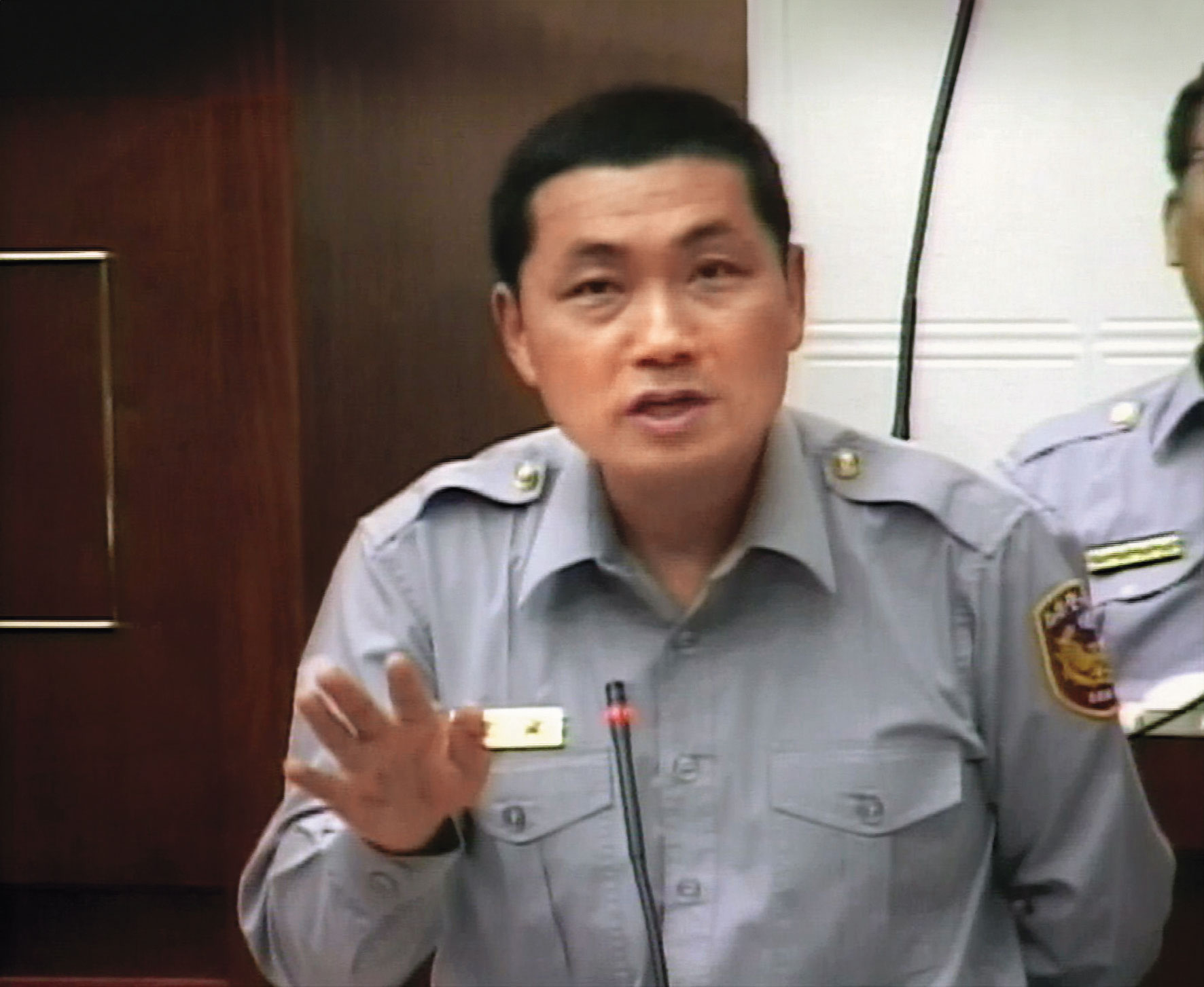 時任桃園縣警察局長的侯友宜，指派刑事小隊專責調查後沒多久，就順利偵破謝女命案。（東森新聞提供）
