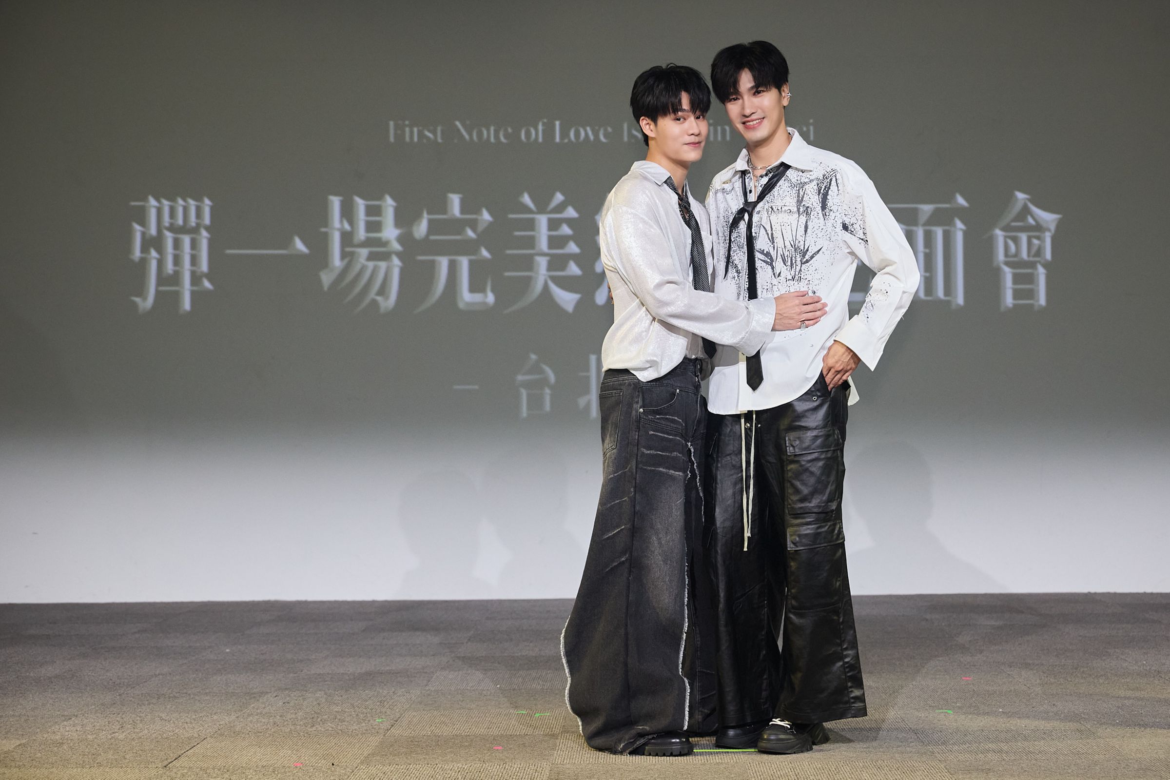 「瑞卡CP」為了見面會又再次相聚。左起Jame、劉泯廷。(GagaOOLala提供 )
