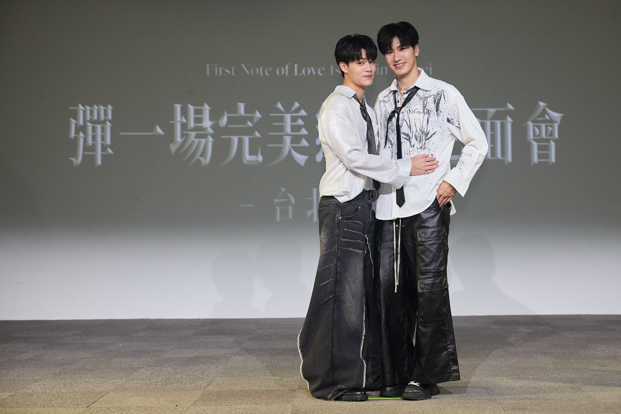 「瑞卡CP」為了見面會又再次相聚。左起Jame、劉泯廷。(GagaOOLala提供 )