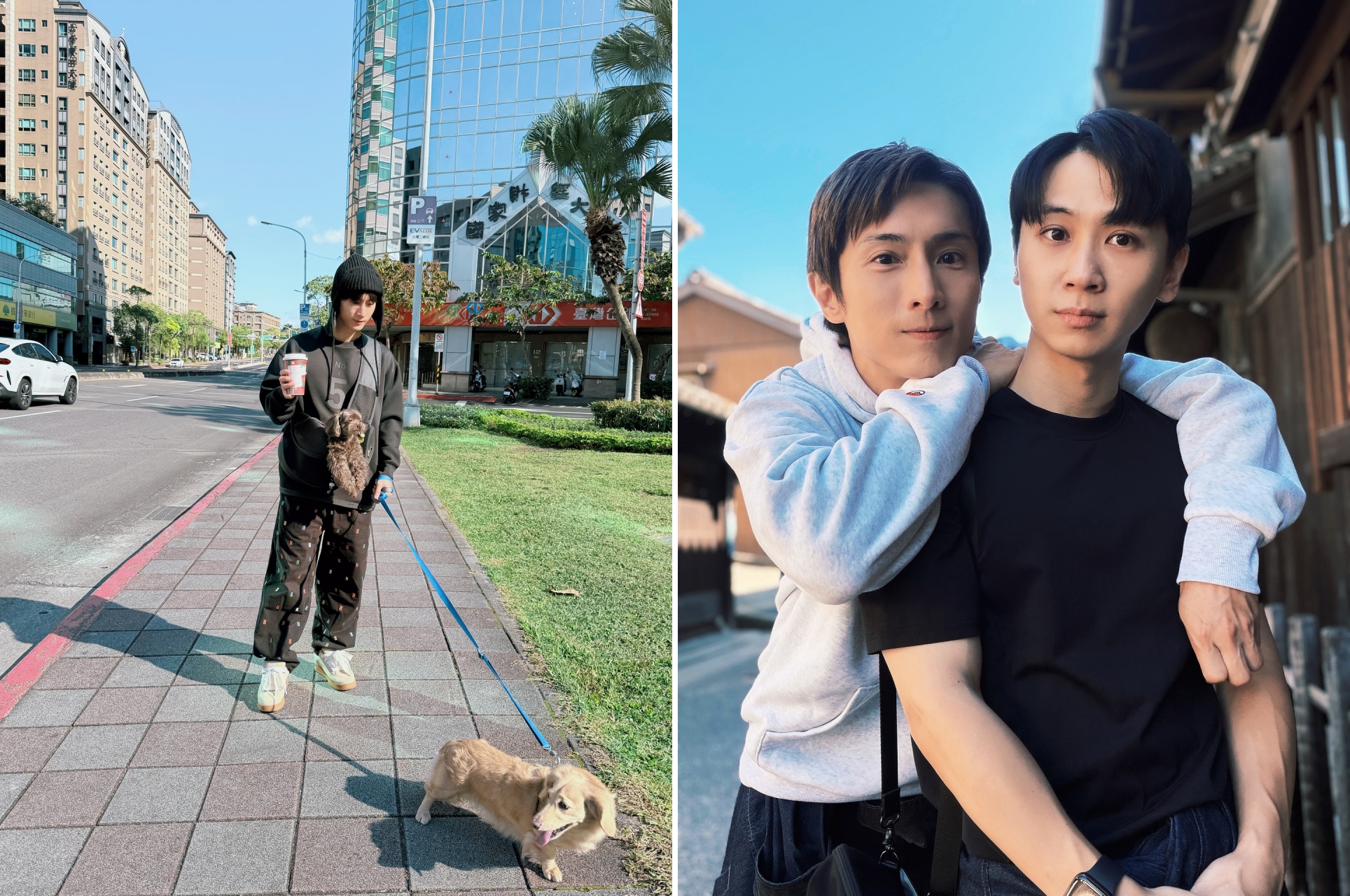 阿本曾放閃與男友的照片，日常生活中也滿滿是滿足。（翻攝自IG）