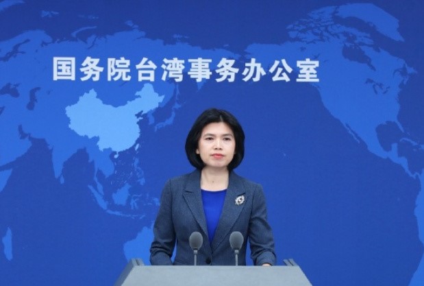 國台辦發言人朱鳳蓮表示，目前已收到超過3,000封的台獨舉報信。（翻攝自微博）