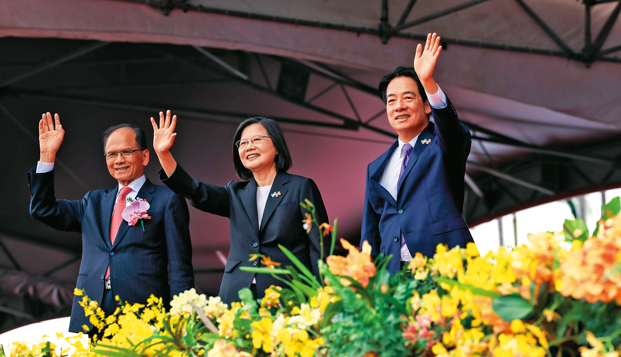 陳其邁表示，蔡英文路線更能被年輕人接受，否則柯文哲不會說要遵循小英外交路線。（翻攝總統府flickr）