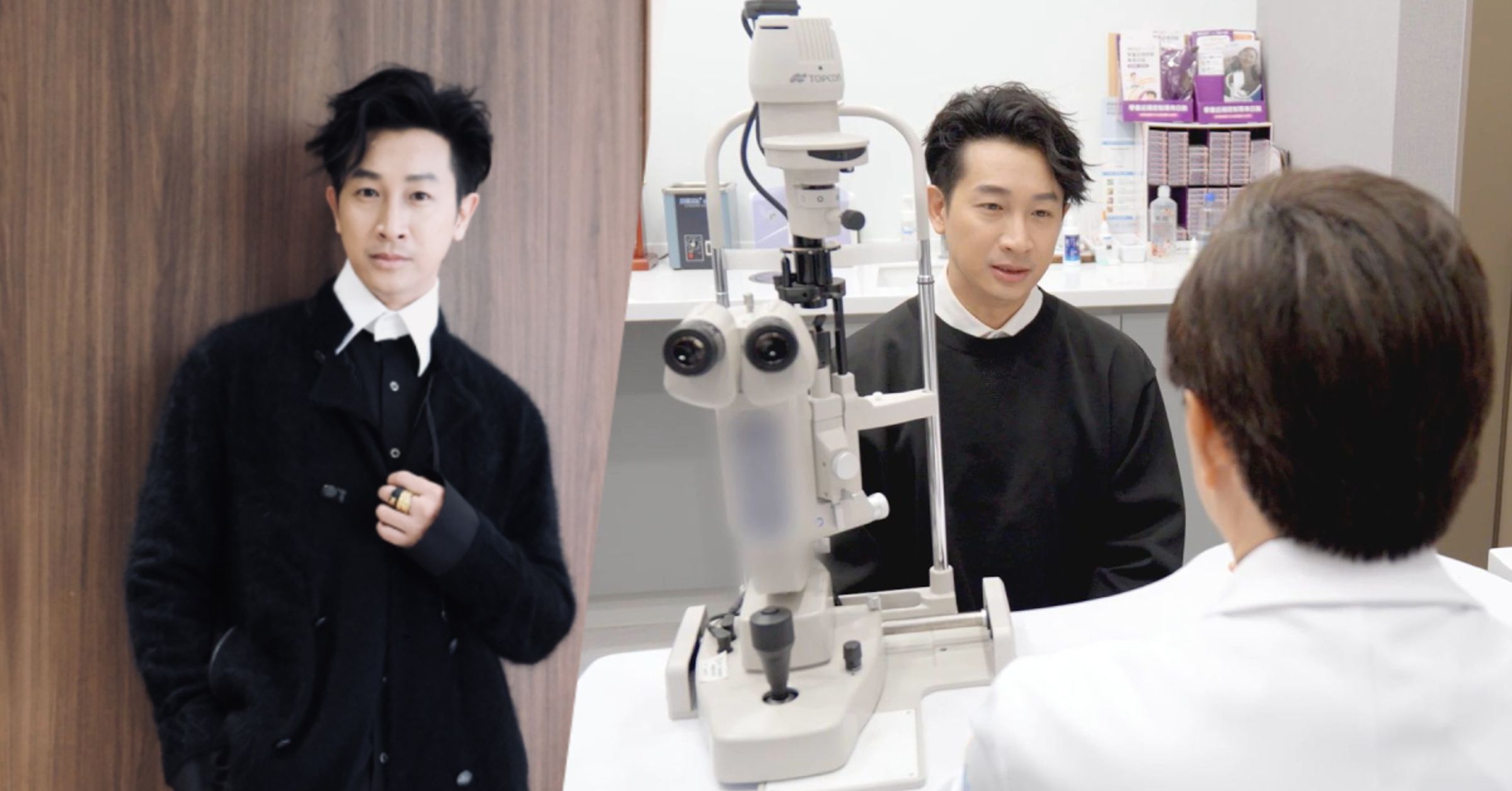 從「蘇秉忠」到「腹黑小老闆」,Darren邱凱偉用演技征服觀眾,卻在戲外因老花眼陷入生活困擾,讓他決定來到澄清眼科,重拾他的清晰視界