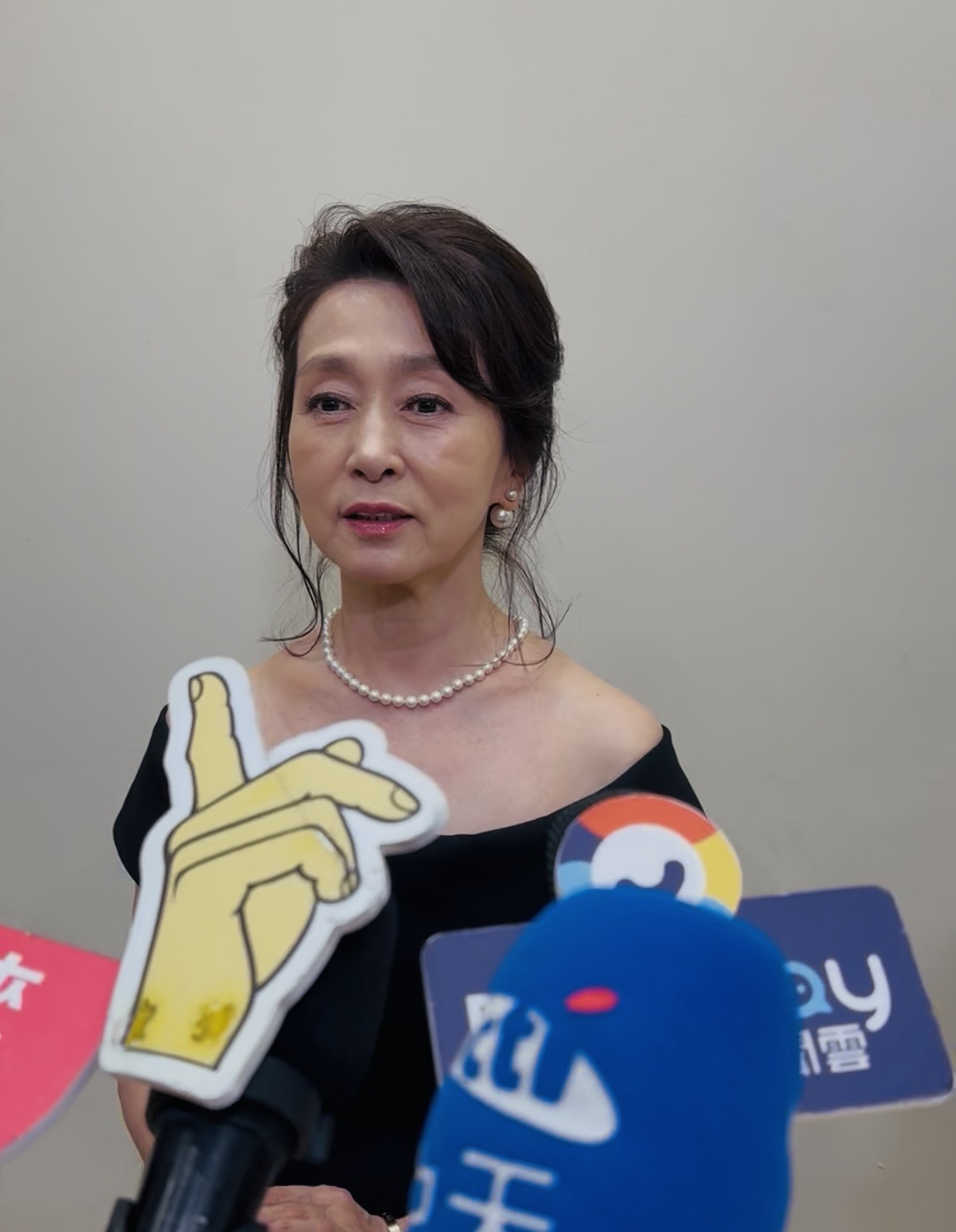 文熙景受台灣媒體訪問時十分直率可愛。葉婉如攝