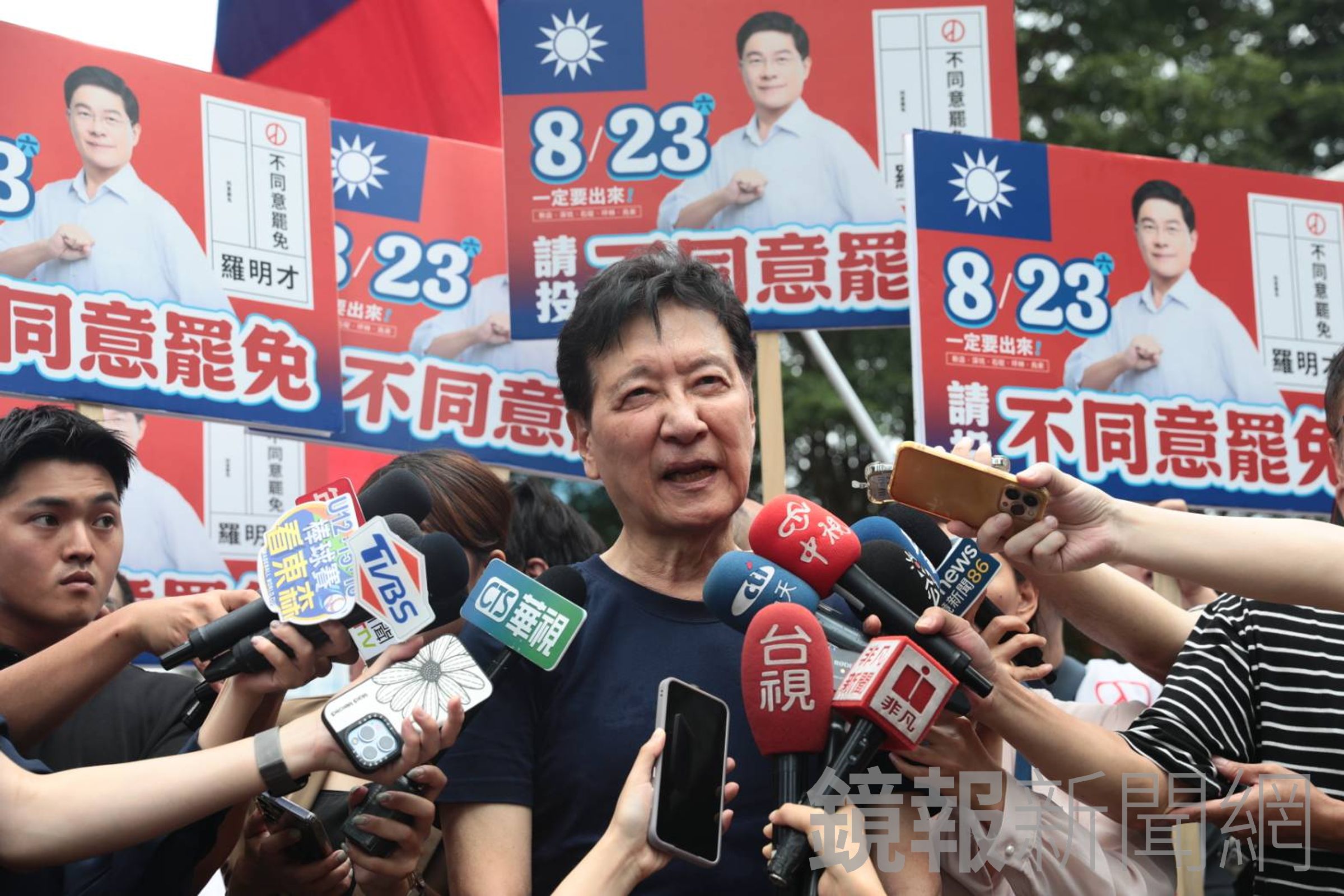 趙少康稱賴清德仇恨值高,罷免只是輕而易舉。(鏡報林煒凱)