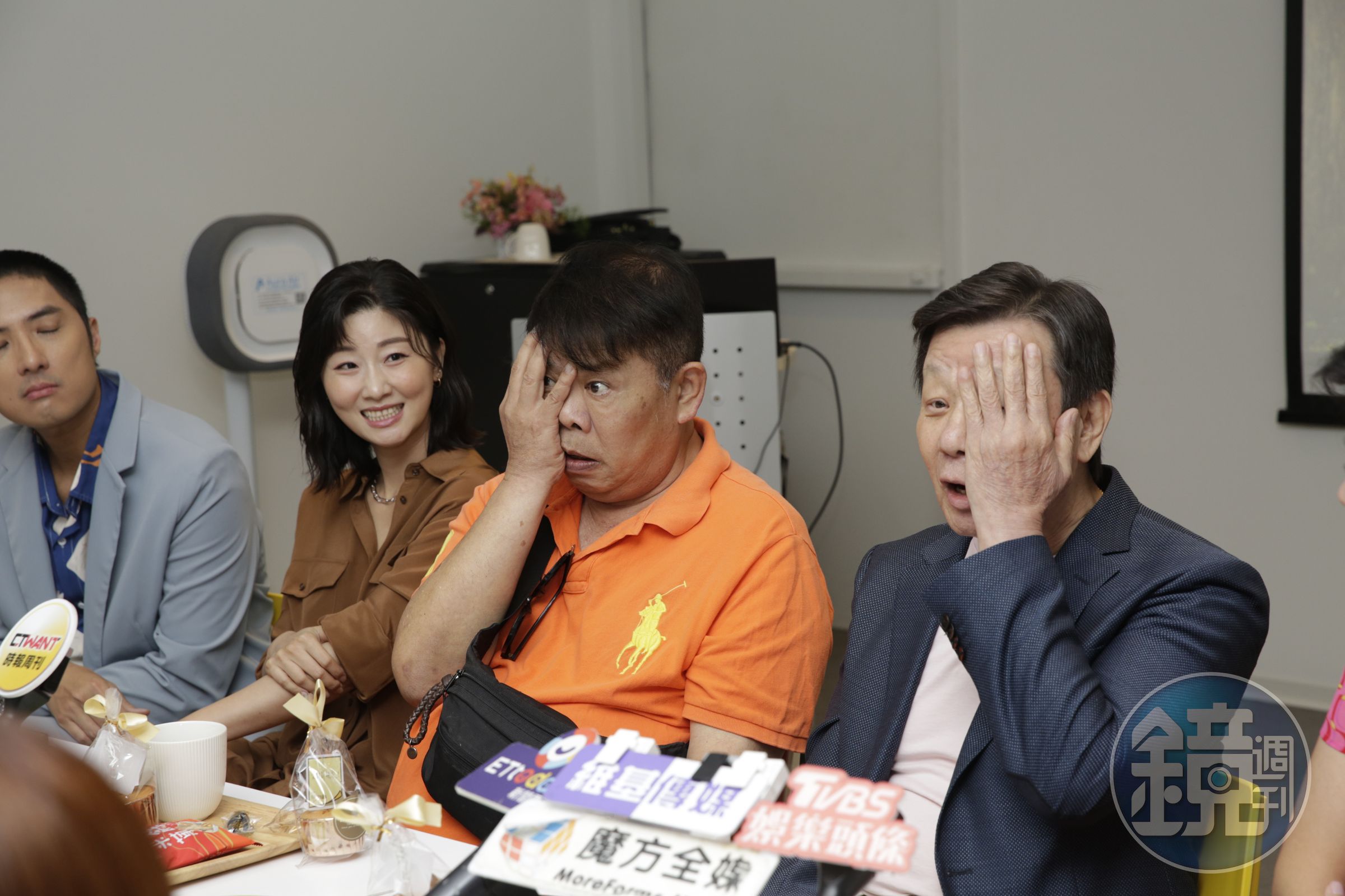 馮凱說起第一次見到寇世勳演毀容的男主角。