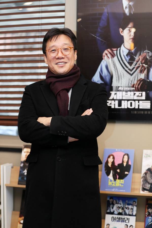 《財閥家的小兒子》製作公司老闆金東來希望政府能提出相關規範來提供影視業者公平的製作環境。（翻攝自《日刊體育報》）