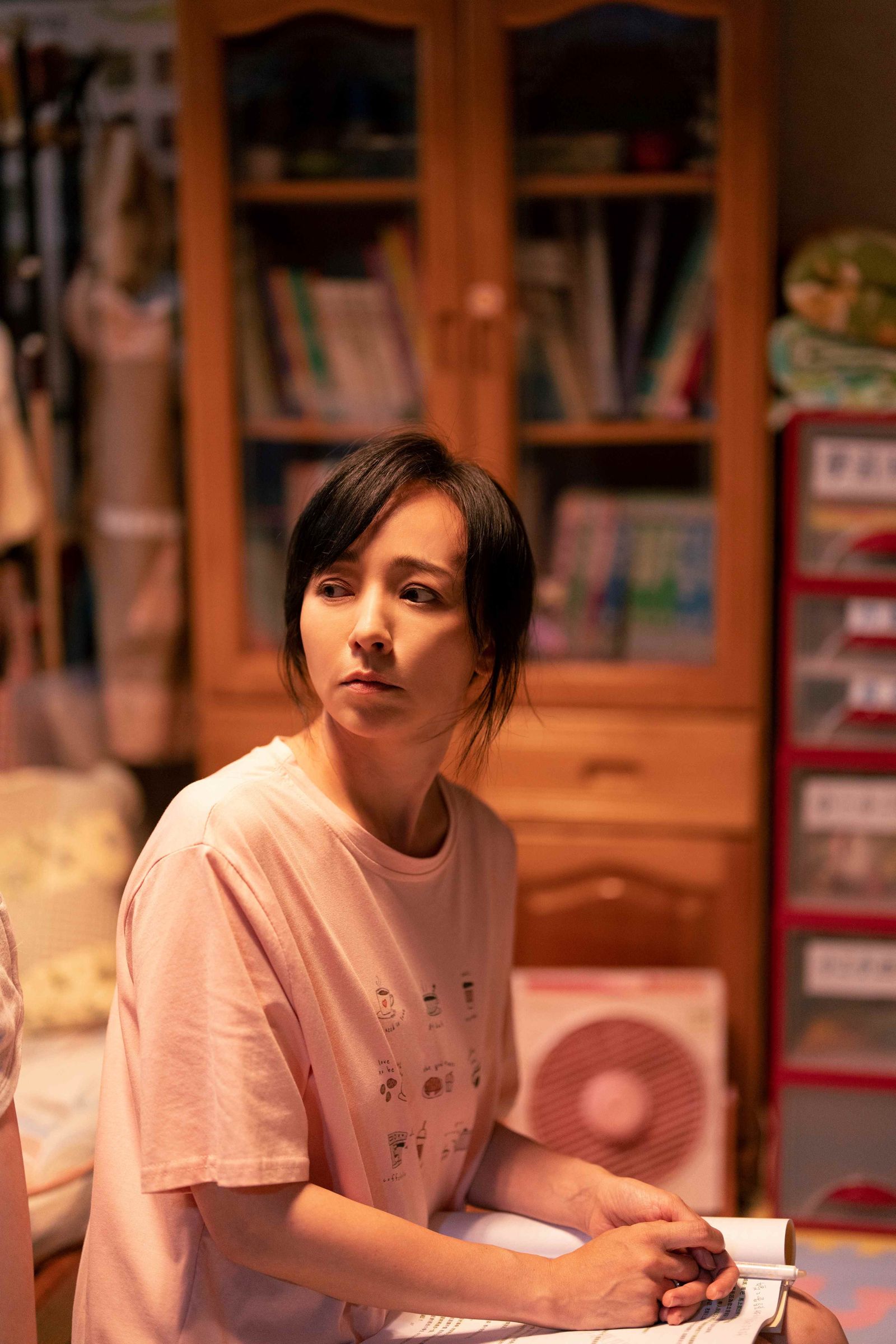 早前王仁甫帶著兒子來為季芹加油打氣,兒子看了《夜校女生》也深受感動。(興揚電影)