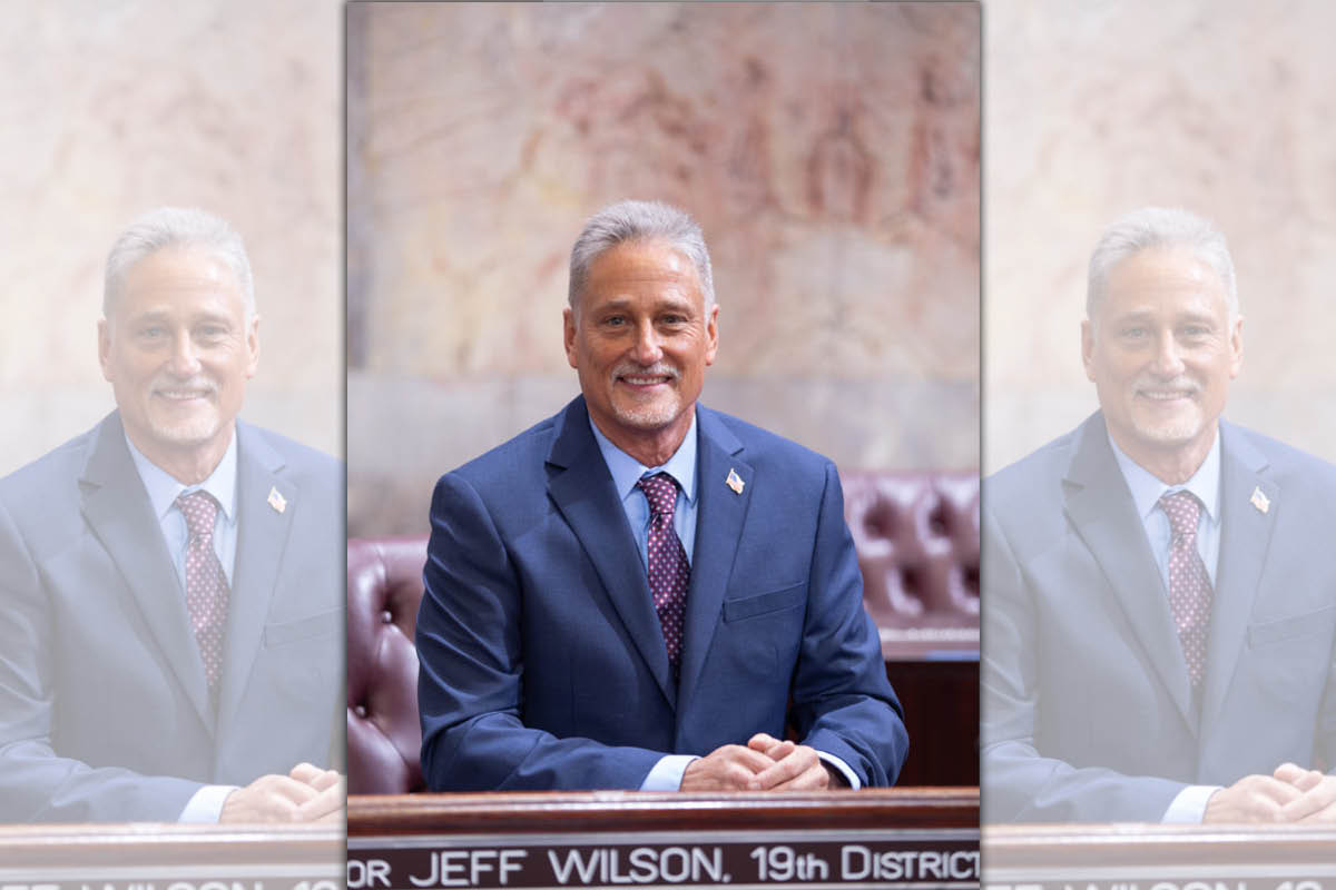 美國參議員威爾森驚爆日前在香港機場被捕，罪名為非法持槍。（翻攝自jeffwilson.src.wastateleg.org）