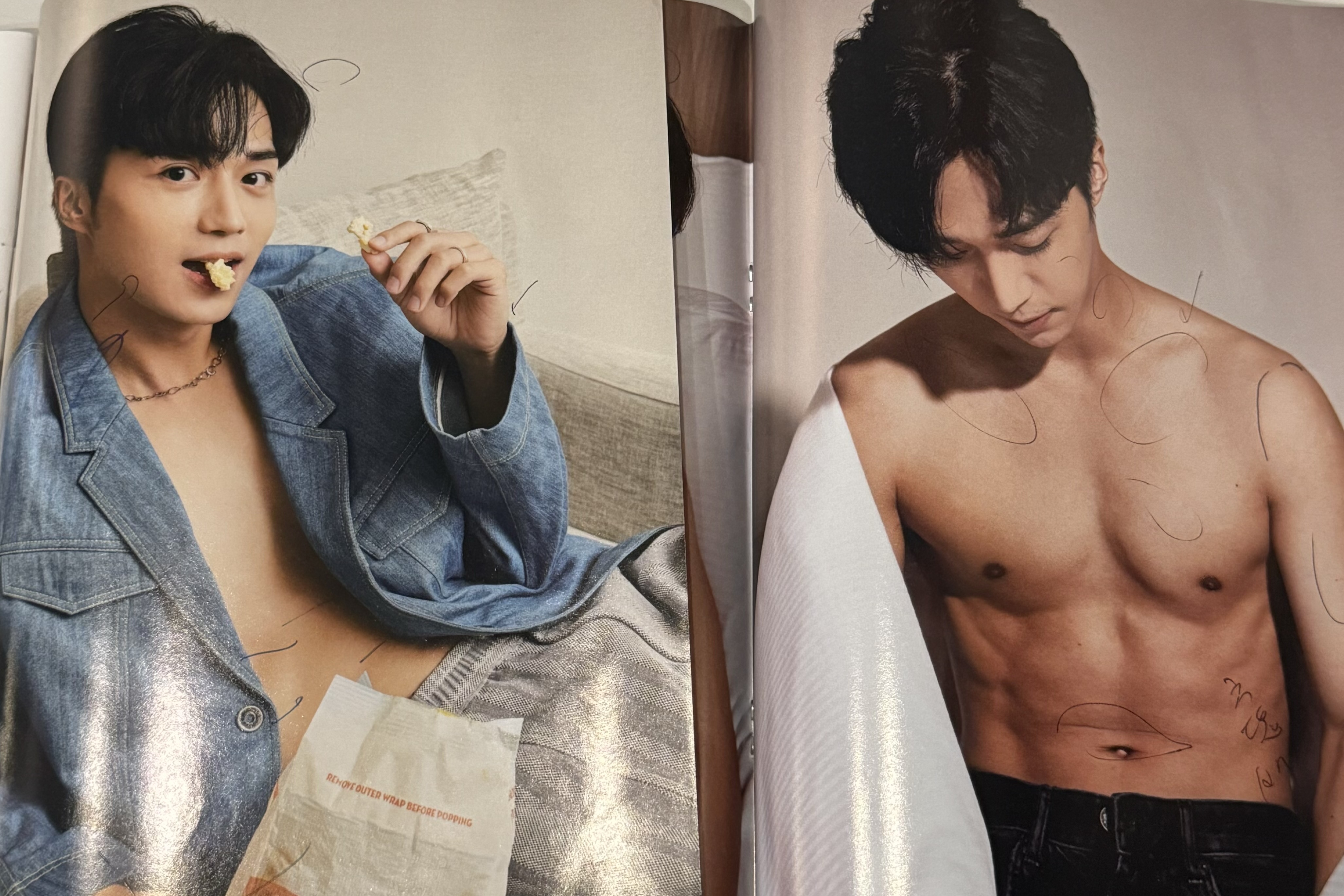 石承泫拍攝寫真集，修圖要求龜毛到惹毛攝影師。（讀者提供）