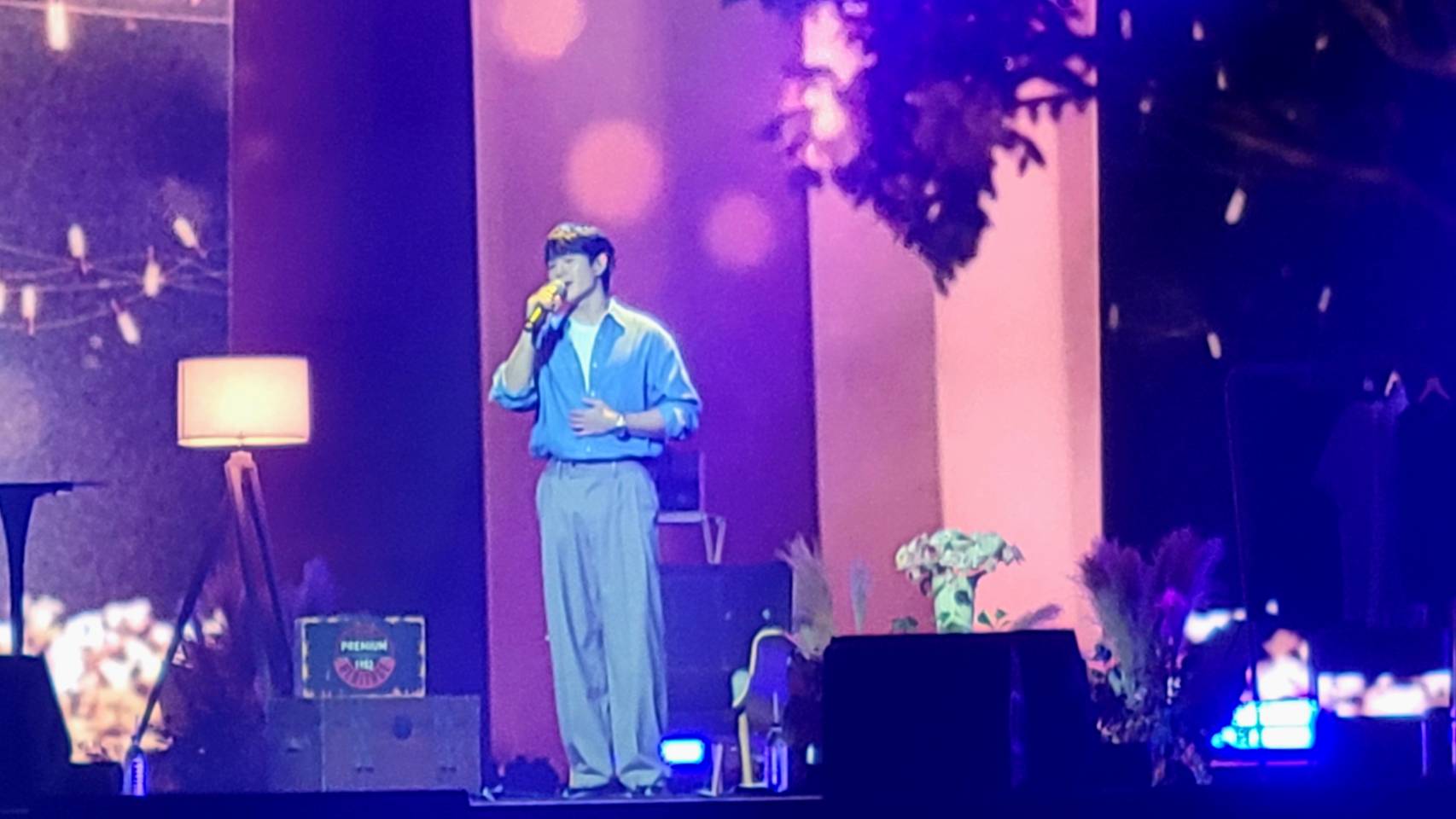 丁海寅在見面會演唱《媽媽朋友的兒子》OST與多首歌曲。（讀者提供）