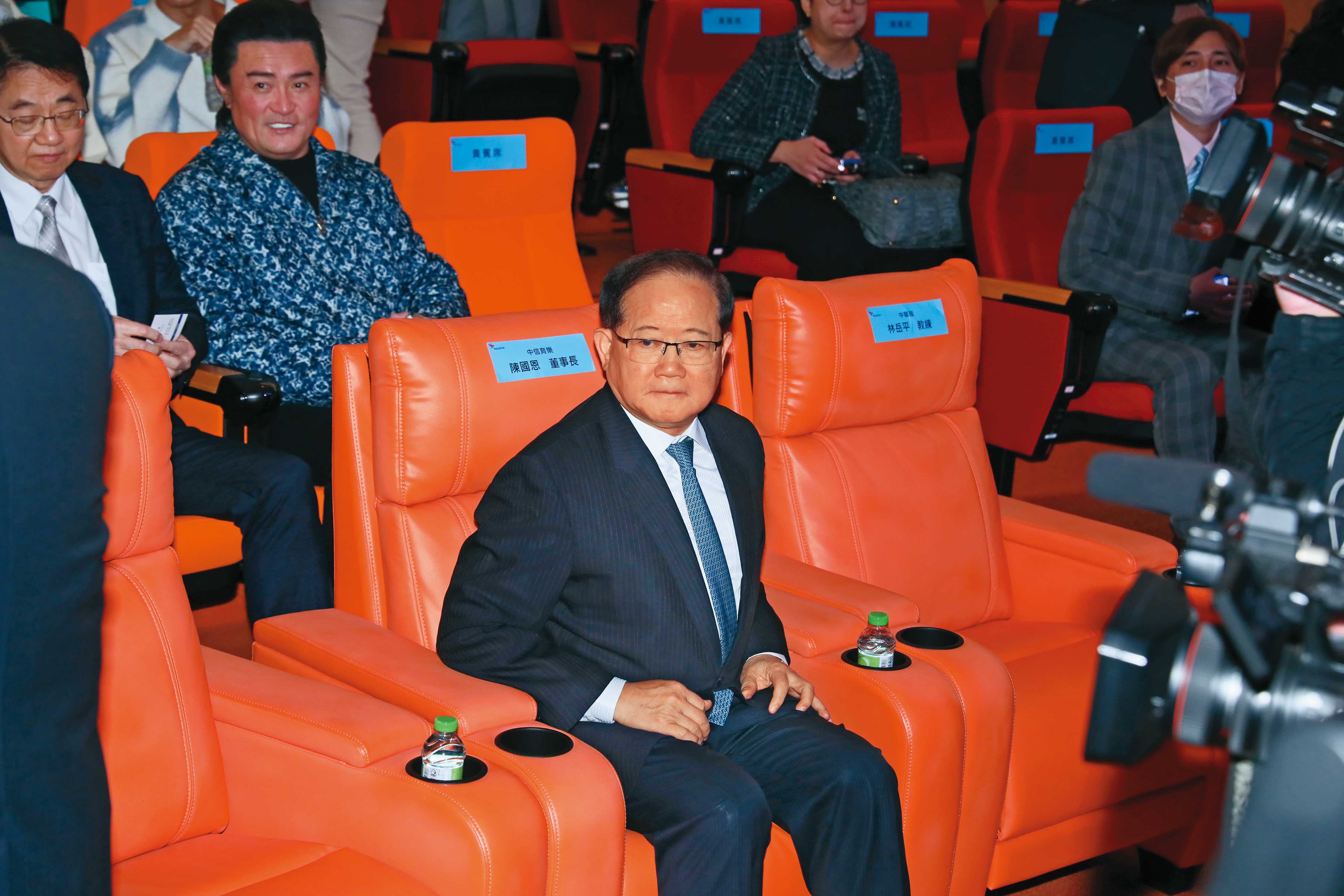 中信育樂董事長陳國恩(圖)被點名,在辜仲諒任滿後接棒協理事長。