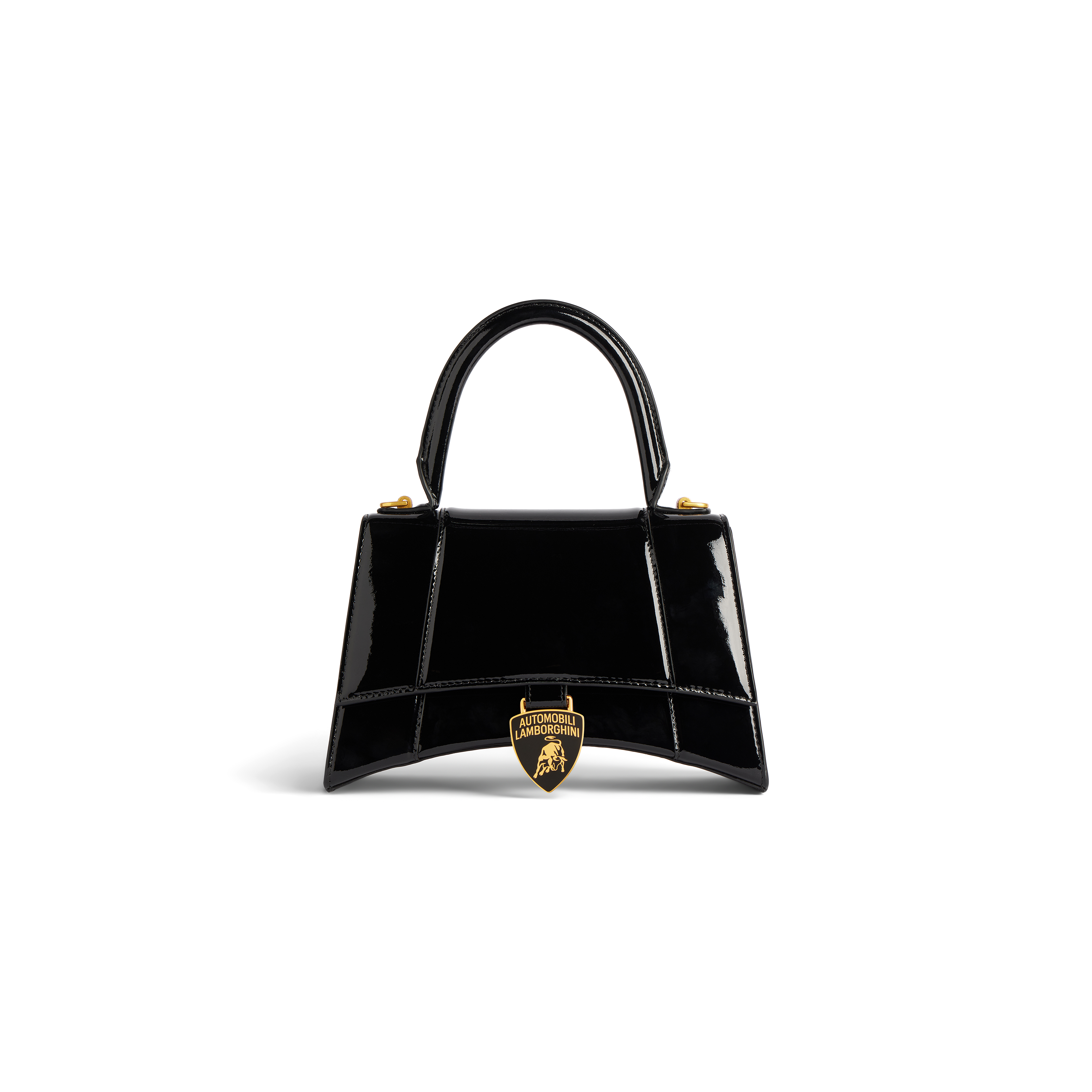 BALENCIAGA | Automobili Lamborghini 小型Hourglass包款。NT$95,500(BALENCIAGA提供)