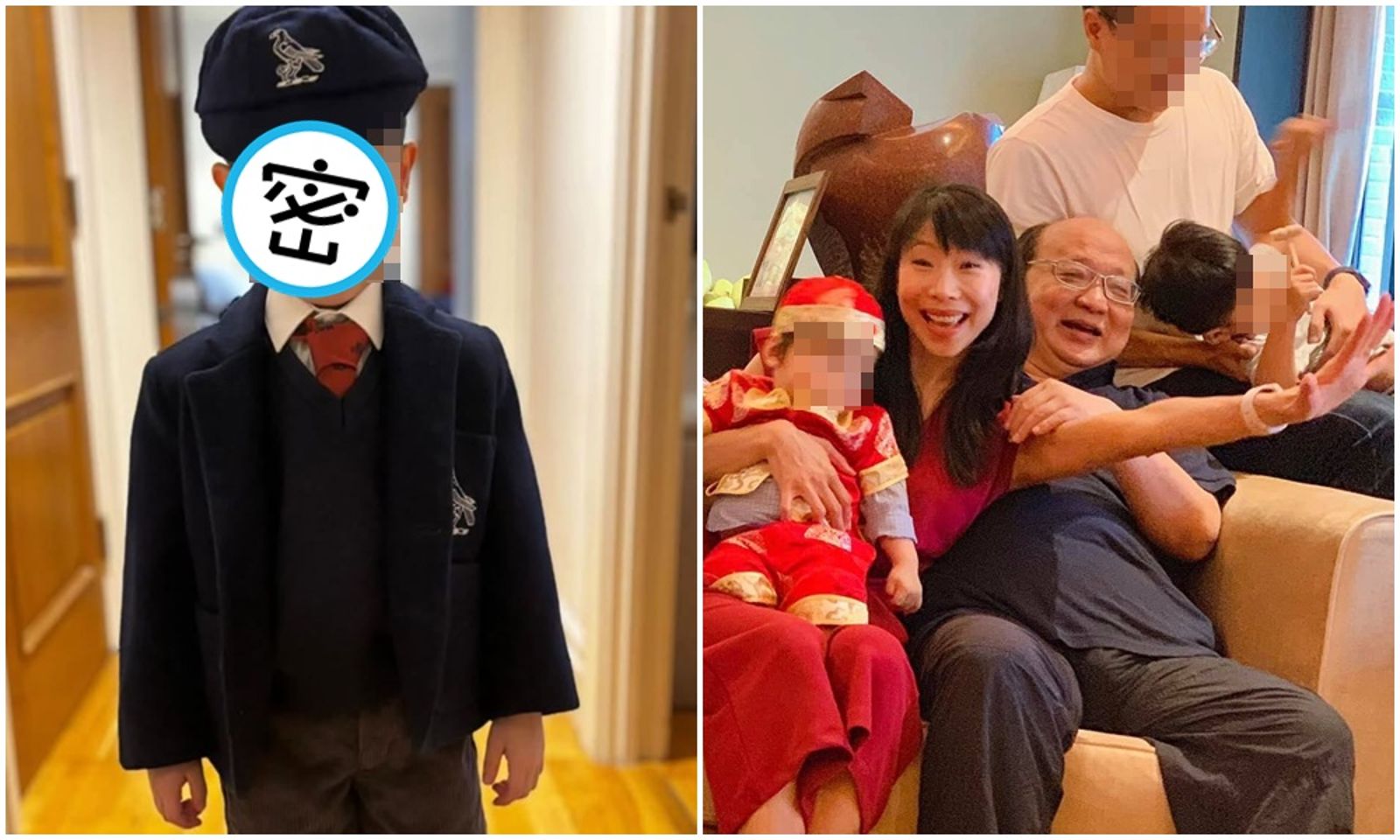 胡婷婷混血兒近況曝光!胡志強曬「金孫上小學萌樣」 感性喊話:在台灣替你加油