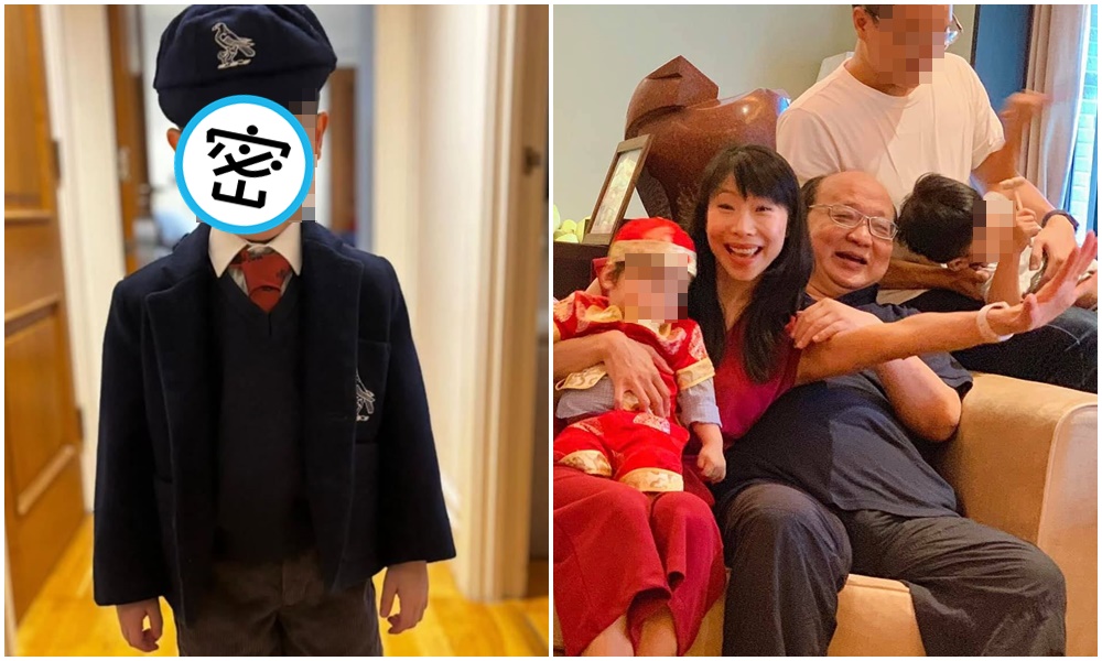 胡婷婷混血兒近況曝光!胡志強曬「金孫上小學萌樣」 感性喊話:在台灣替你加油
