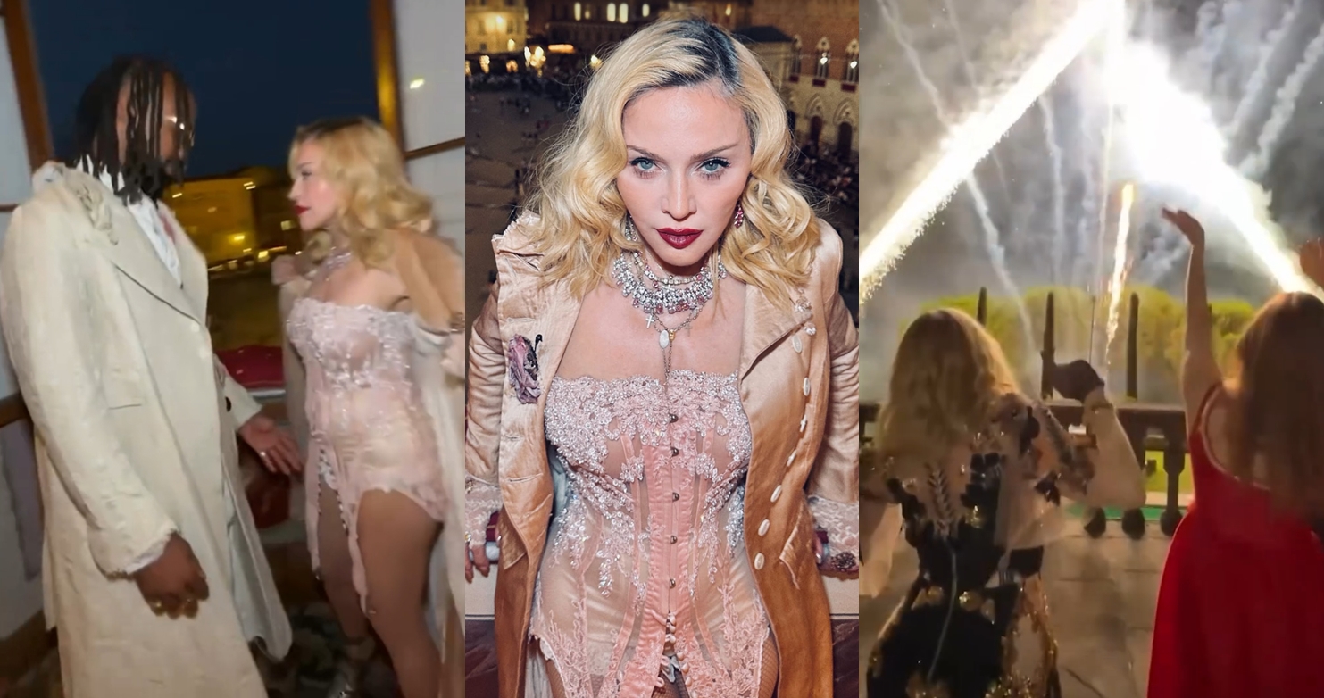 流行天后瑪丹娜於67歲生日之際，在義大利舉行盛大慶生派對。（翻攝自瑪丹娜IG）