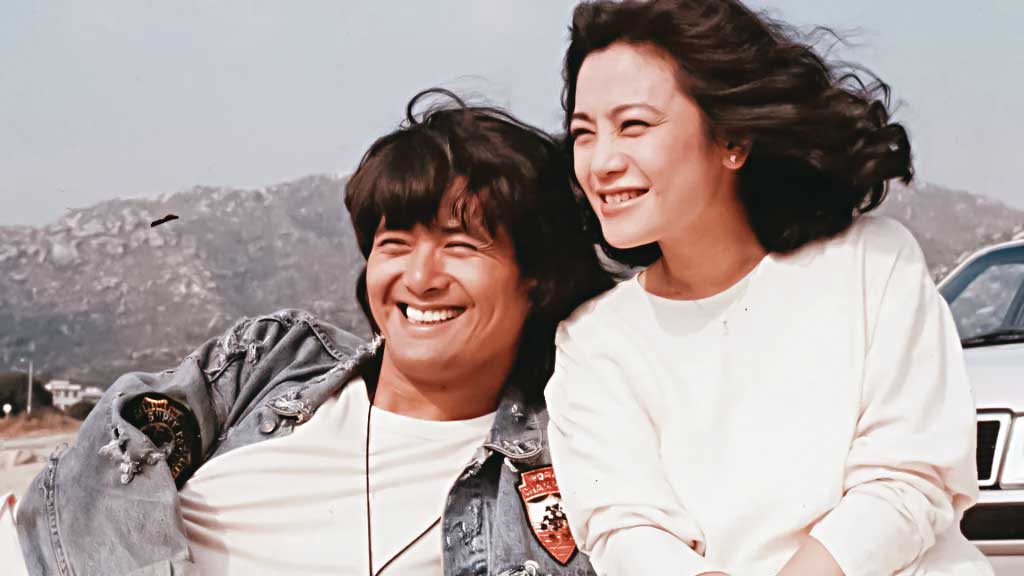 1989年,張艾嘉與周潤發合演《阿郎的故事》。(翻攝網路)