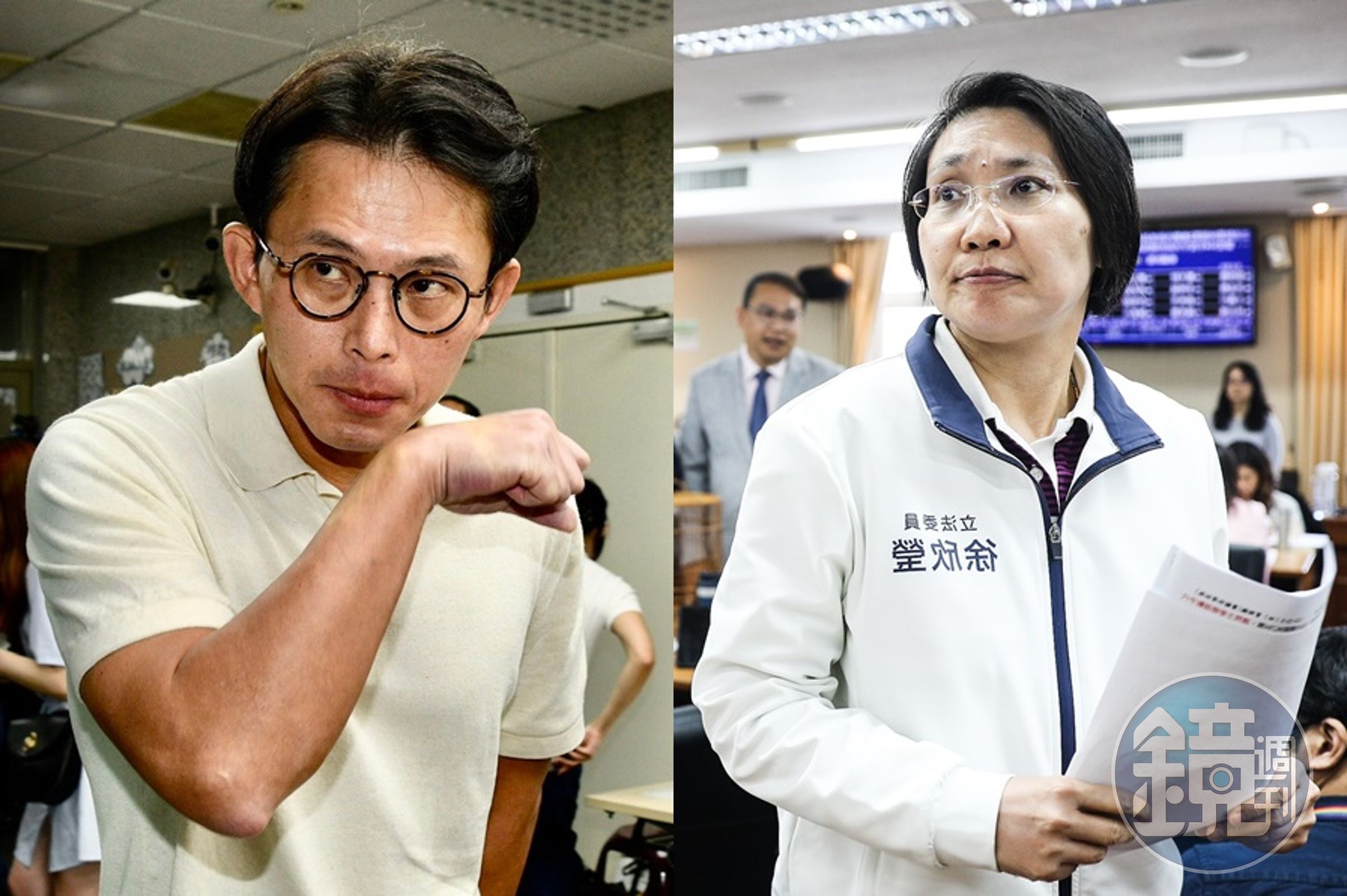 選情被黃國昌評為「Game Over」,徐欣瑩回應一切都過去了。(鏡報、本刊資料照)
