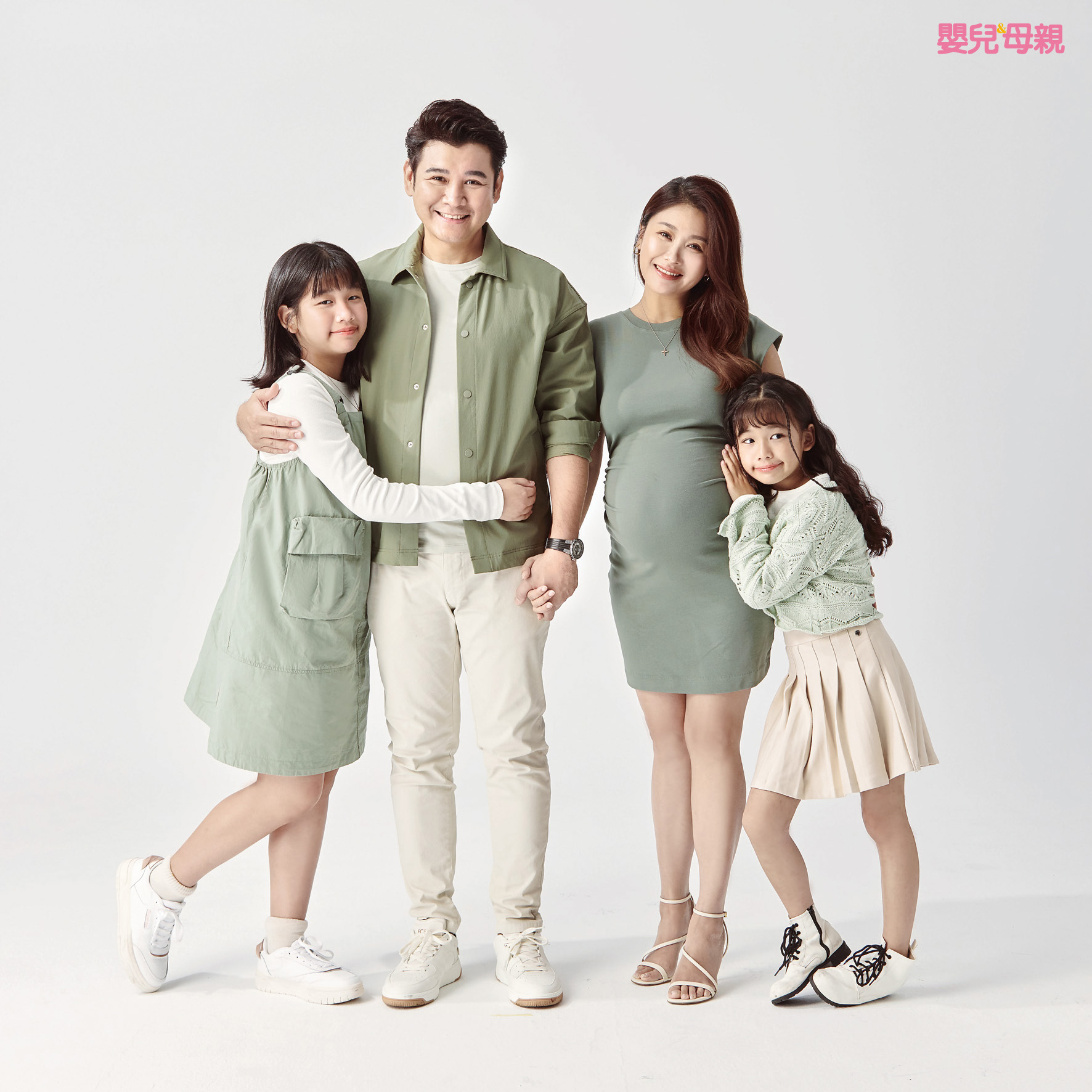 葉家妤、陳宇風夫妻檔，即將迎來第三個女寶寶。（《嬰兒與母親》提供）