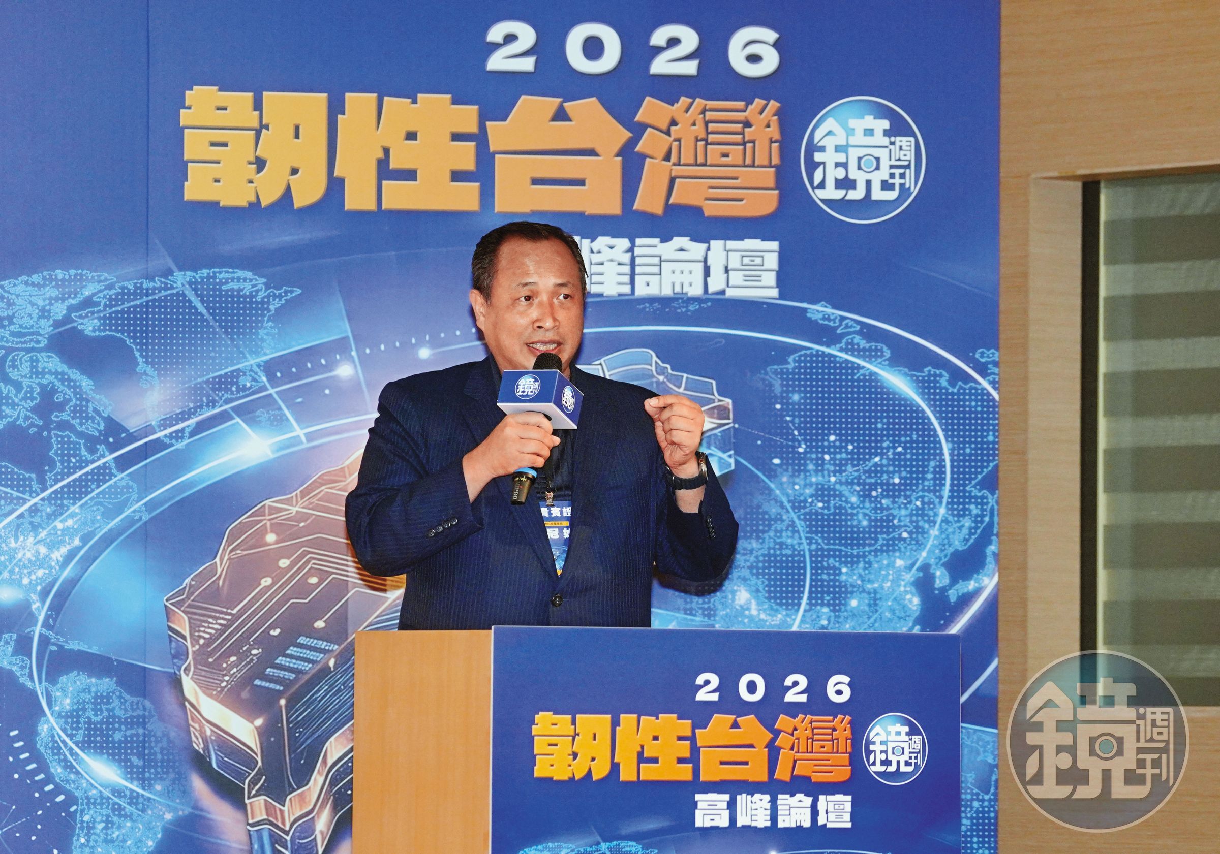 雷虎科技持續研發智慧無人載具,提升國防與產業韌性。下圖為雷虎科技董事長陳冠如。