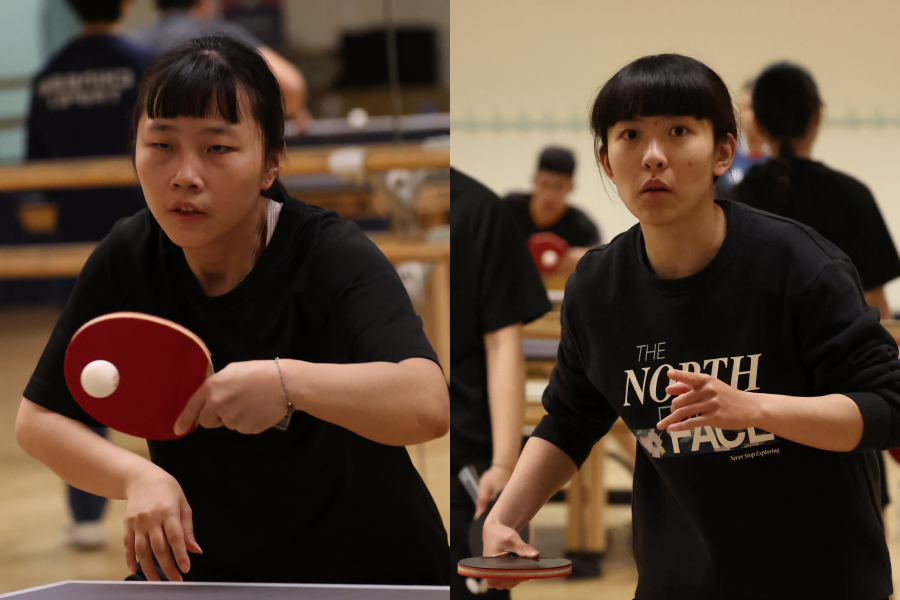 我國帕運桌球女雙田曉雯（左）／林姿妤（右）確定奪牌。（教育部體育署提供）