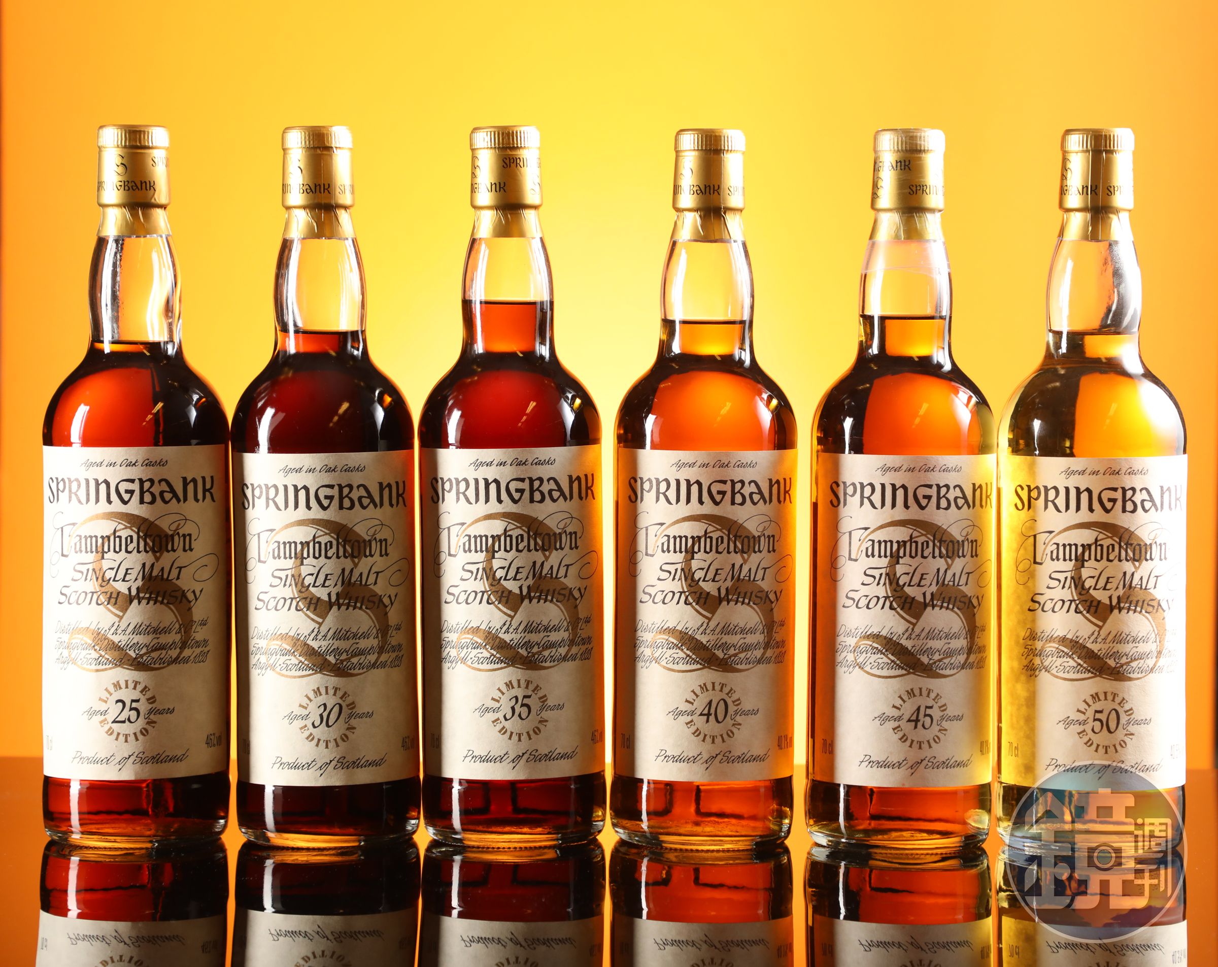 張慶清唯一收藏的蘇格蘭威士忌便是雲頂（Springbank），因為這家酒廠與日本威士忌有深厚淵源。