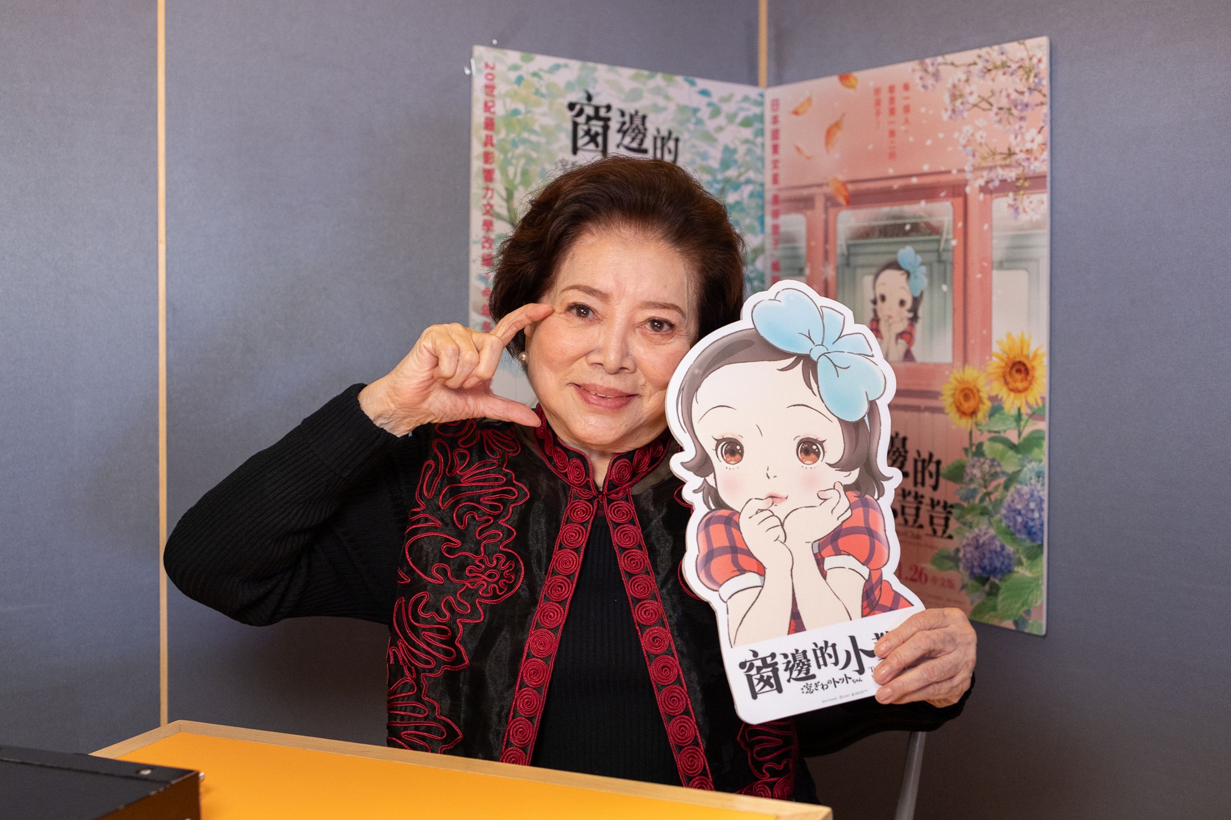 本屆金馬女配角方志友為小荳荳媽媽黑柳朝配音,自認無法像角色一樣溫柔。(双喜提供)