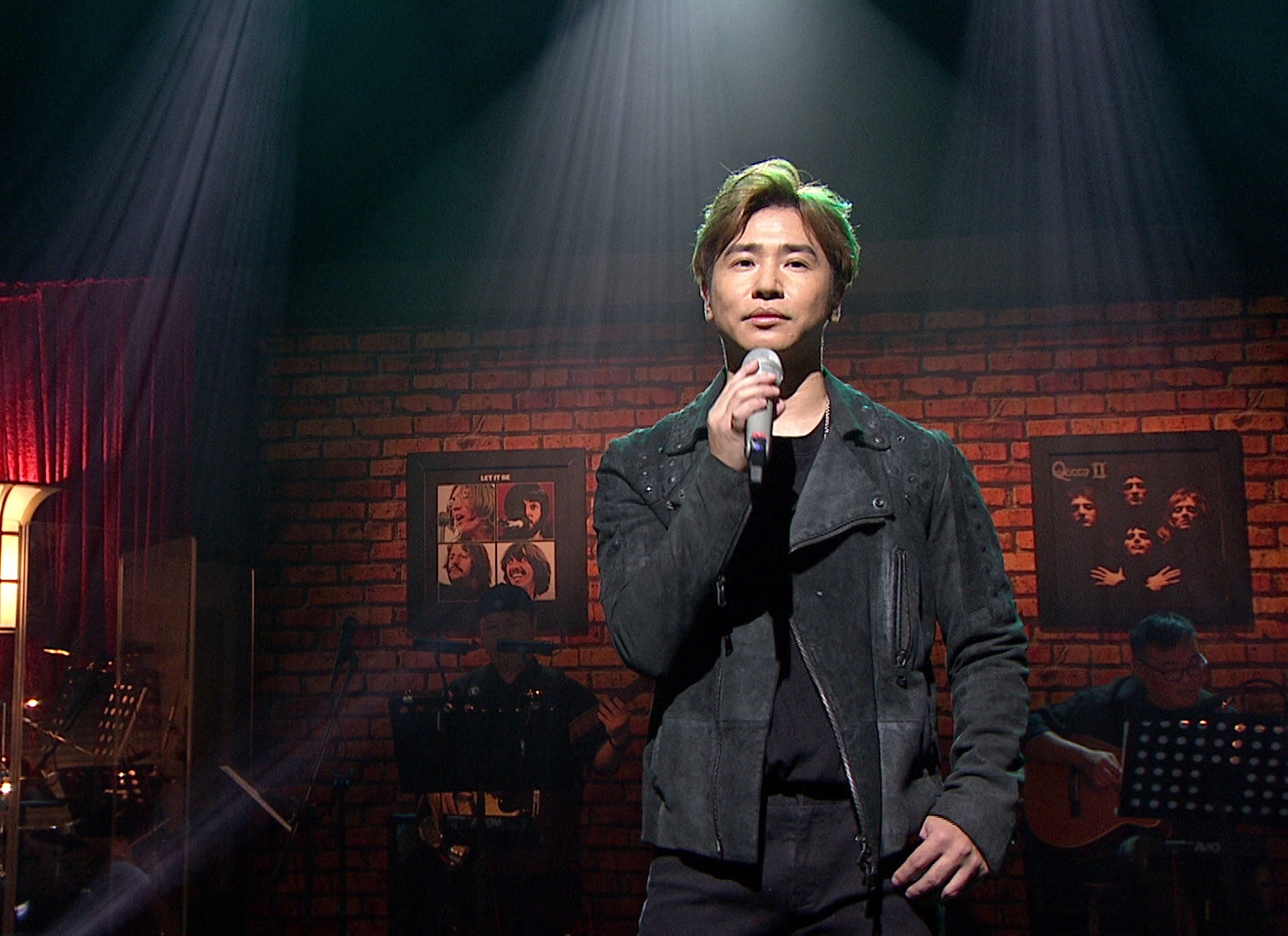 歐漢聲上節目錄影。（年代MUCH提供）