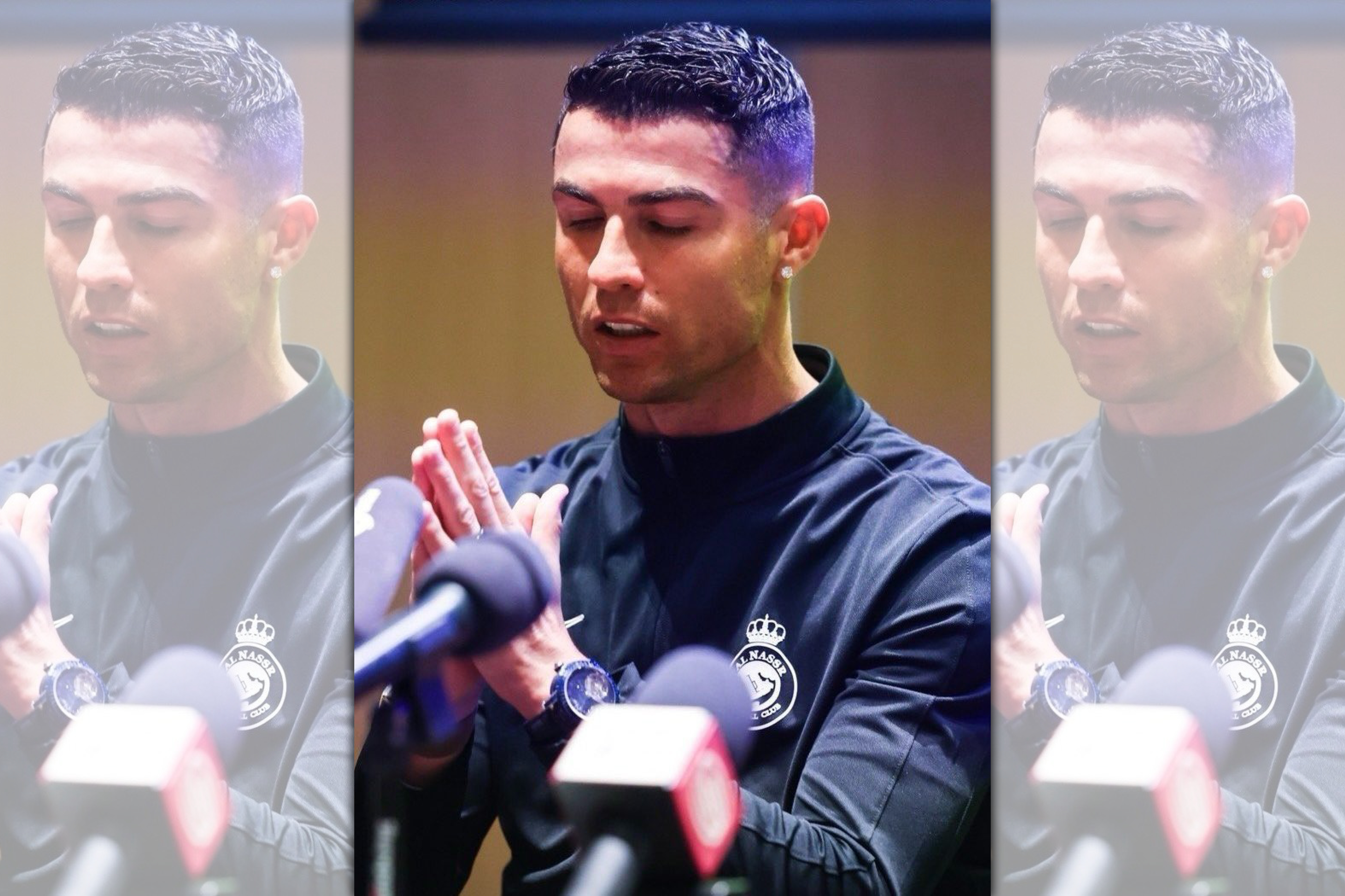 因表演賽延期，C羅向中國粉絲們道歉。（翻攝自推特@CristianoXtra_）