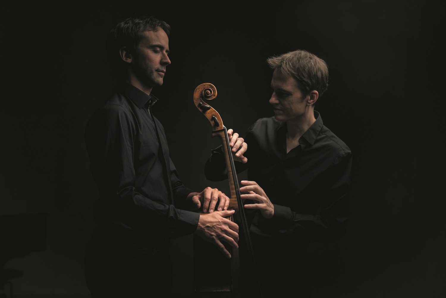 法國大提琴家奎拉斯與法國鋼琴家薩洛二重奏將來台獻藝。（鵬博提供）