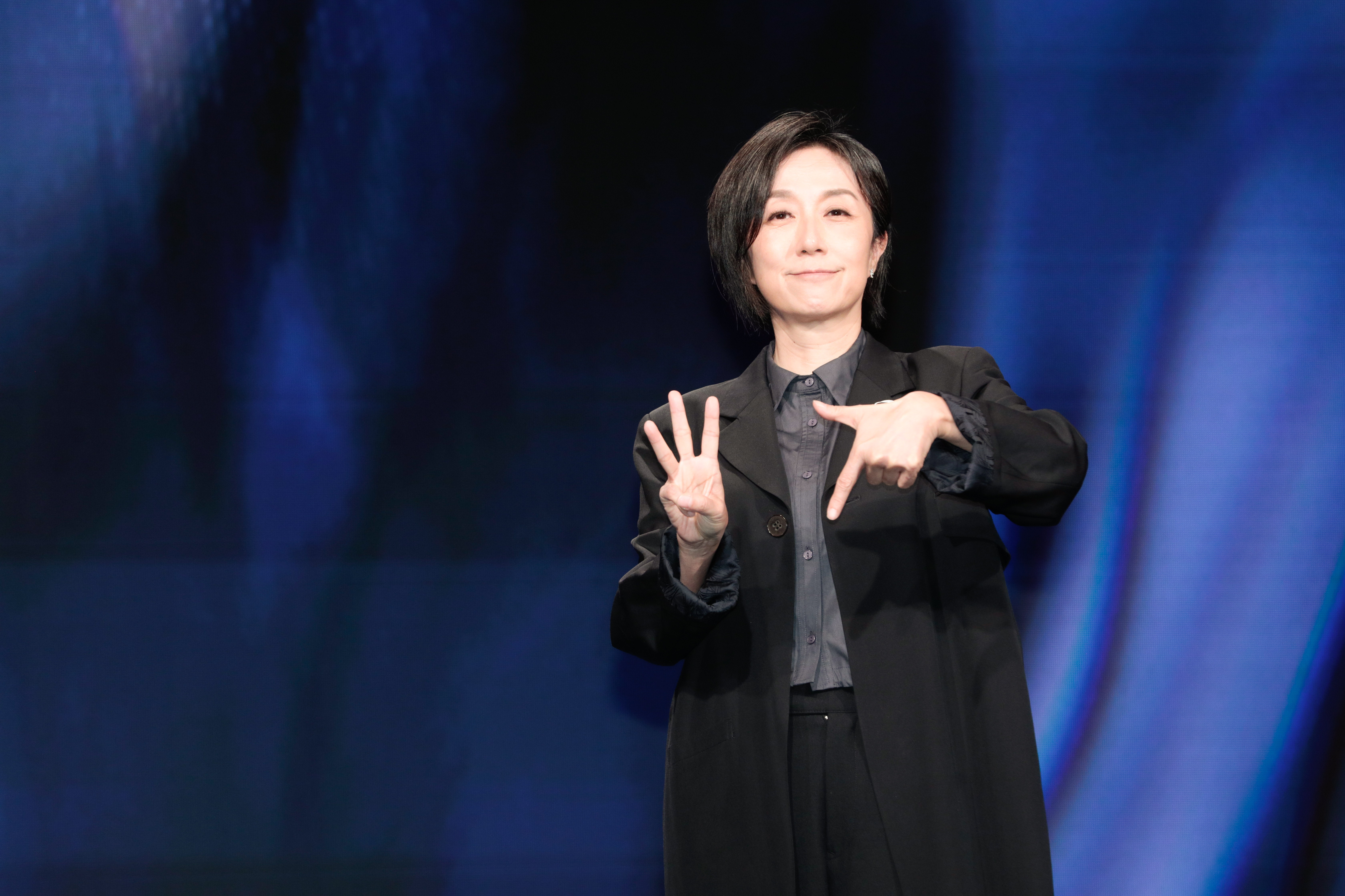 第37屆金曲獎評審團主席黃韻玲分析了今年入圍名單。（攝影／蕭志傑）
