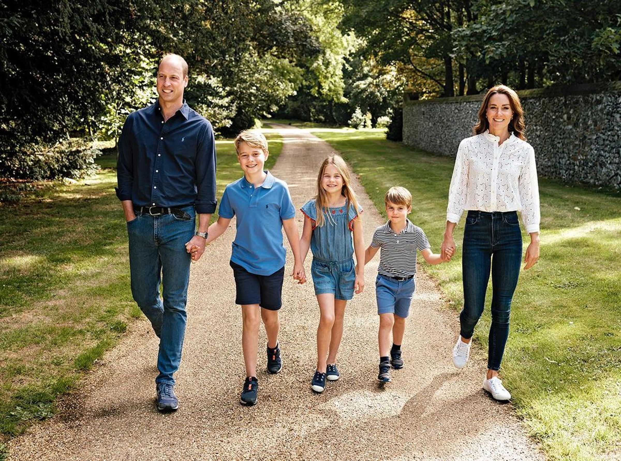 凱特王妃和威廉王子育有3名子女,孩子們7月開始放暑假。(翻攝princeandprincessofwales IG)