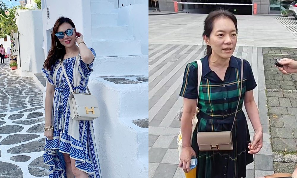 曾馨瑩(左圖)和陳幸妤(右圖)不約而同選擇愛馬仕Constance系列,前者偏愛經典Constance 24,陳幸妤則背著Constance To Go現身。(翻攝自曾馨瑩IG、本刊資料照)