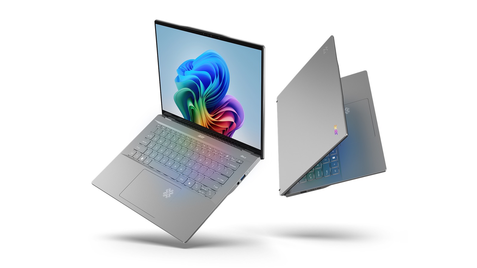 宏碁推AI PC「Swift 14 AI」，強調這是為AI應用而生的全新筆電。（宏碁提供）