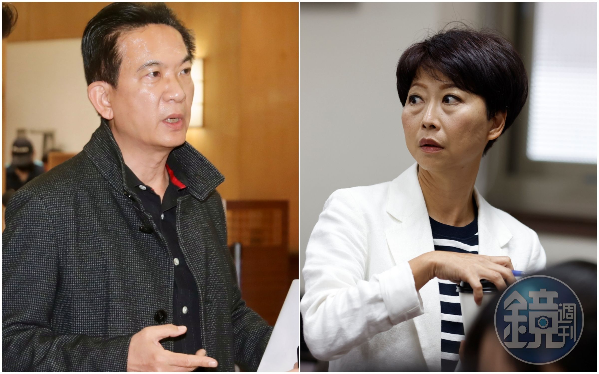 林俊憲直指陳亭妃藉國民黨的力量對他進行攻擊,陳亭妃則直喊黨內要團結、不要內部消耗。(本刊資料照)