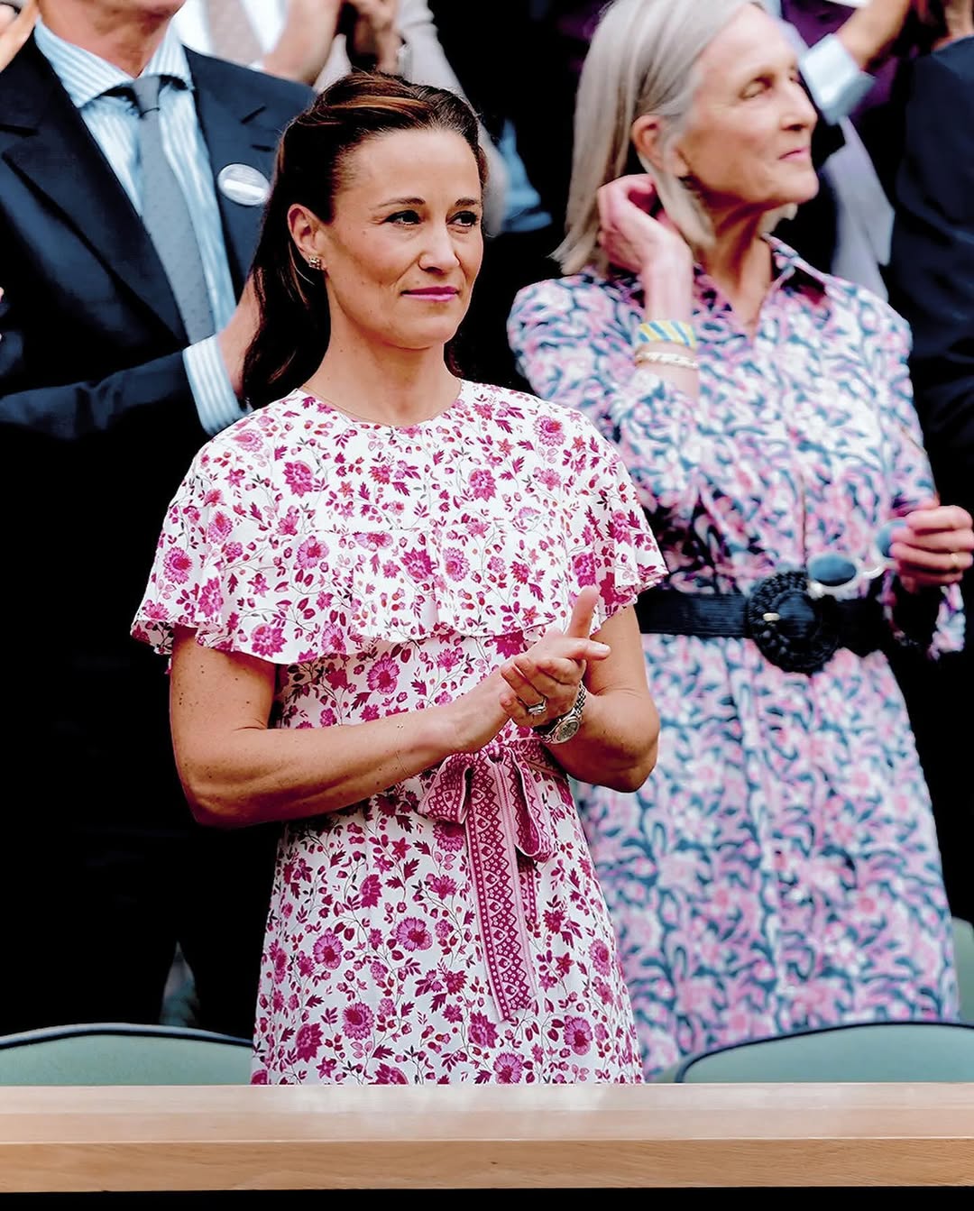 琵琶近年現身溫布頓網球錦標賽看球。(翻攝pippa.middleton.matthews IG)
