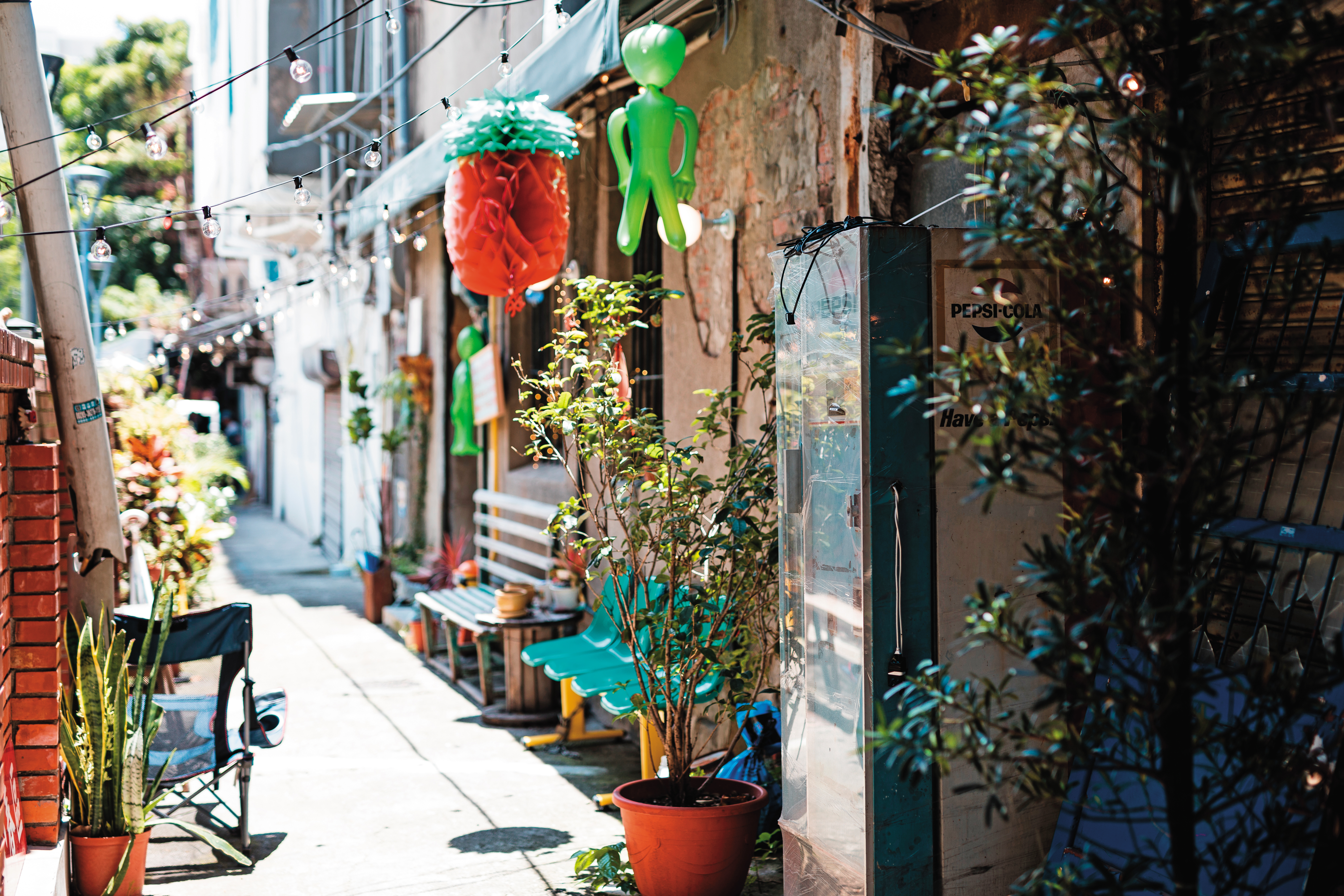 武昌街巷弄間，暗藏一片神秘天地。