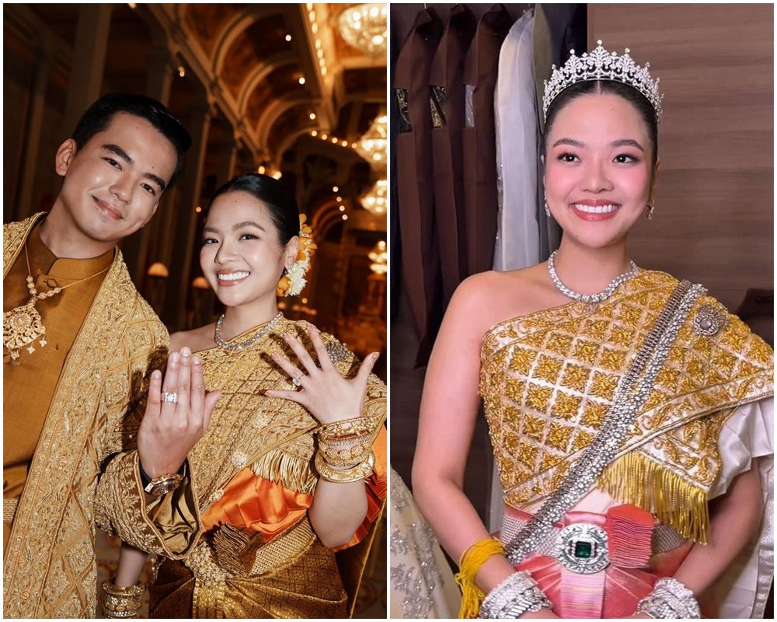 蓬索莉雅公主和謝夫川英在金邊舉行一連數日的世紀婚禮。（翻攝soriya_noro IG）