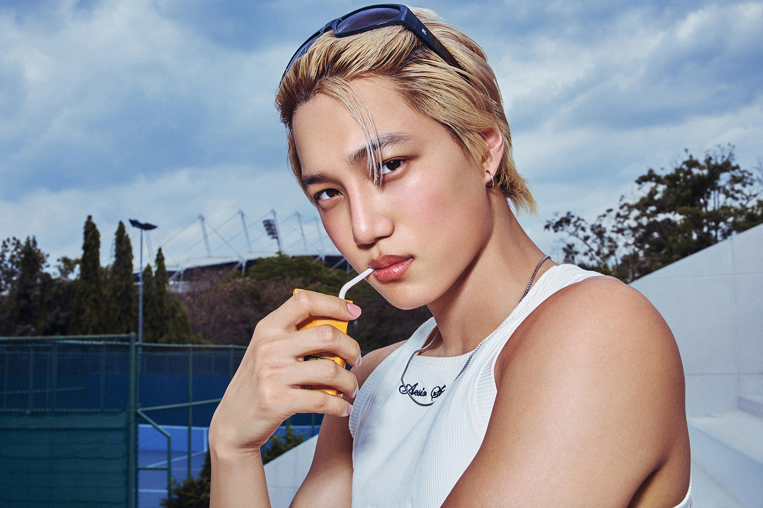 KAI自己淚點開關就是EXO-L,總能觸發他的淚點。(SM Entertainment提供)