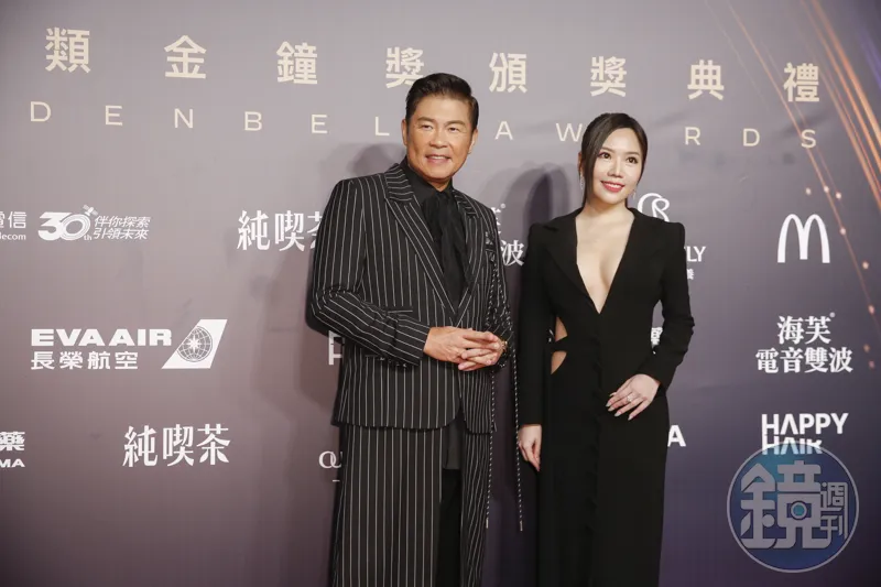 金鐘61／蔡尚樺紅毯深V開到肚臍　秀渾圓雙球辣翻全場！曾國城驚呼：把祖先都帶來了