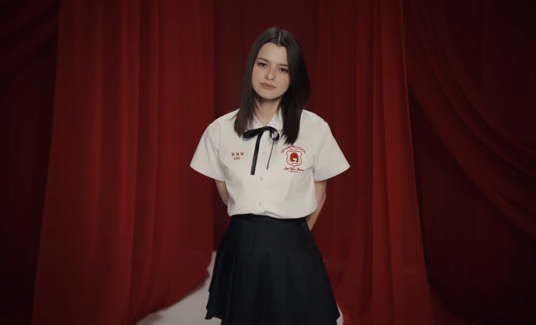 泰星Becky擔任《轉學來的女生：重啟》新女主角Nanno，展現不同以往的暗黑魅力。（Netflix提供）
