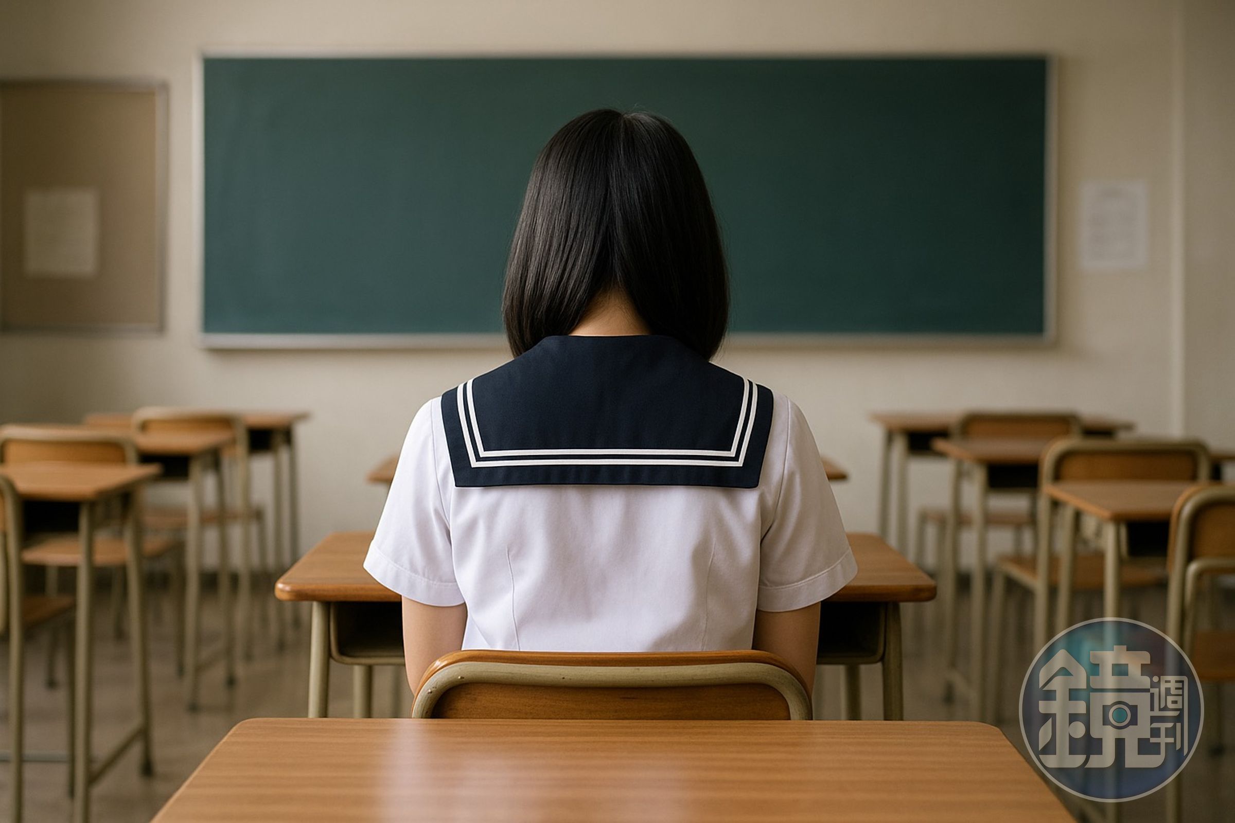 京都一所國中也爆發女學生遭男老師偷拍更衣的事件。（示意圖，ChatGPT生成）