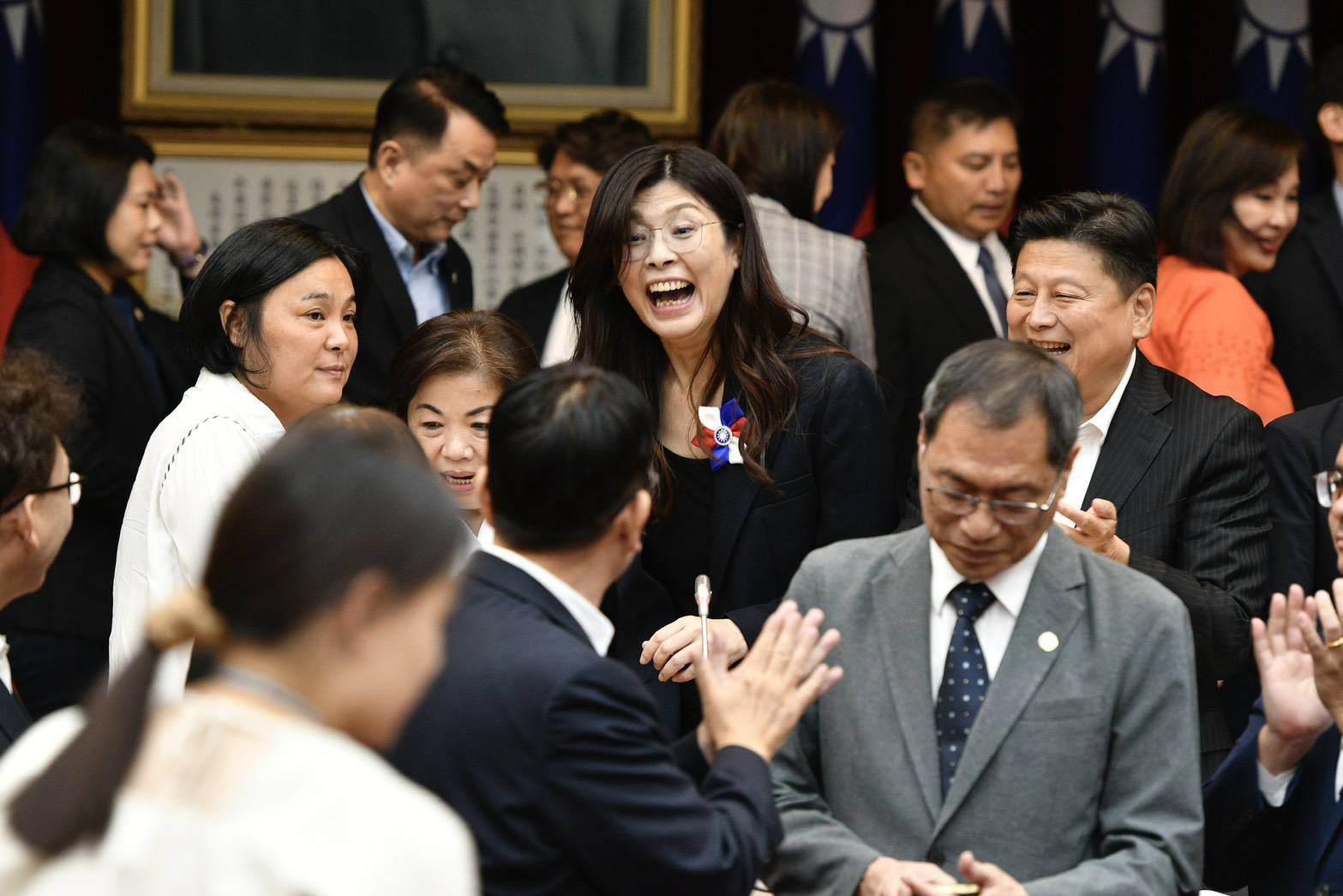 鄭麗文當選新一任國民黨主席，她近日透露不排除赴中，與習近平會面。（鏡報李智為攝）