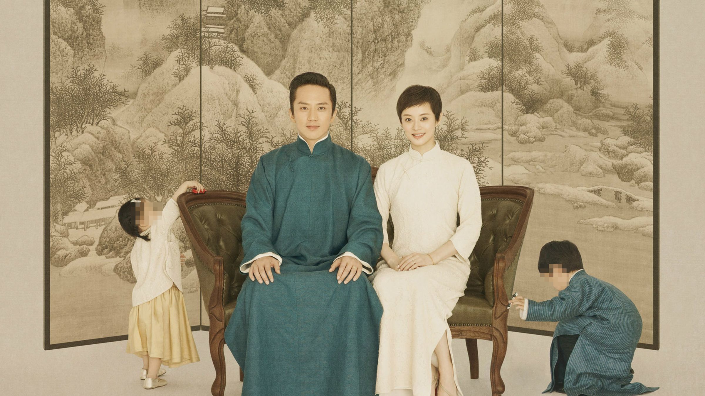鄧超與孫儷結婚15年，育有一兒一女，最近有傳言他們舉家移居英國。（翻攝畫面）