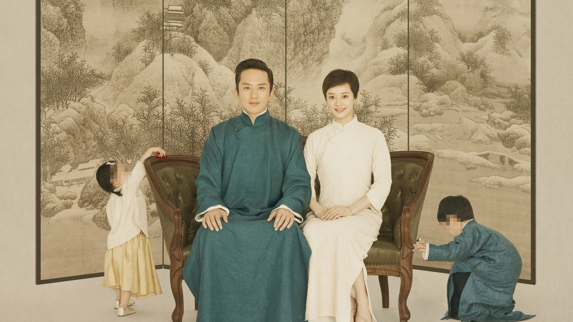 鄧超與孫儷結婚15年，育有一兒一女，最近有傳言他們舉家移居英國。（翻攝畫面）