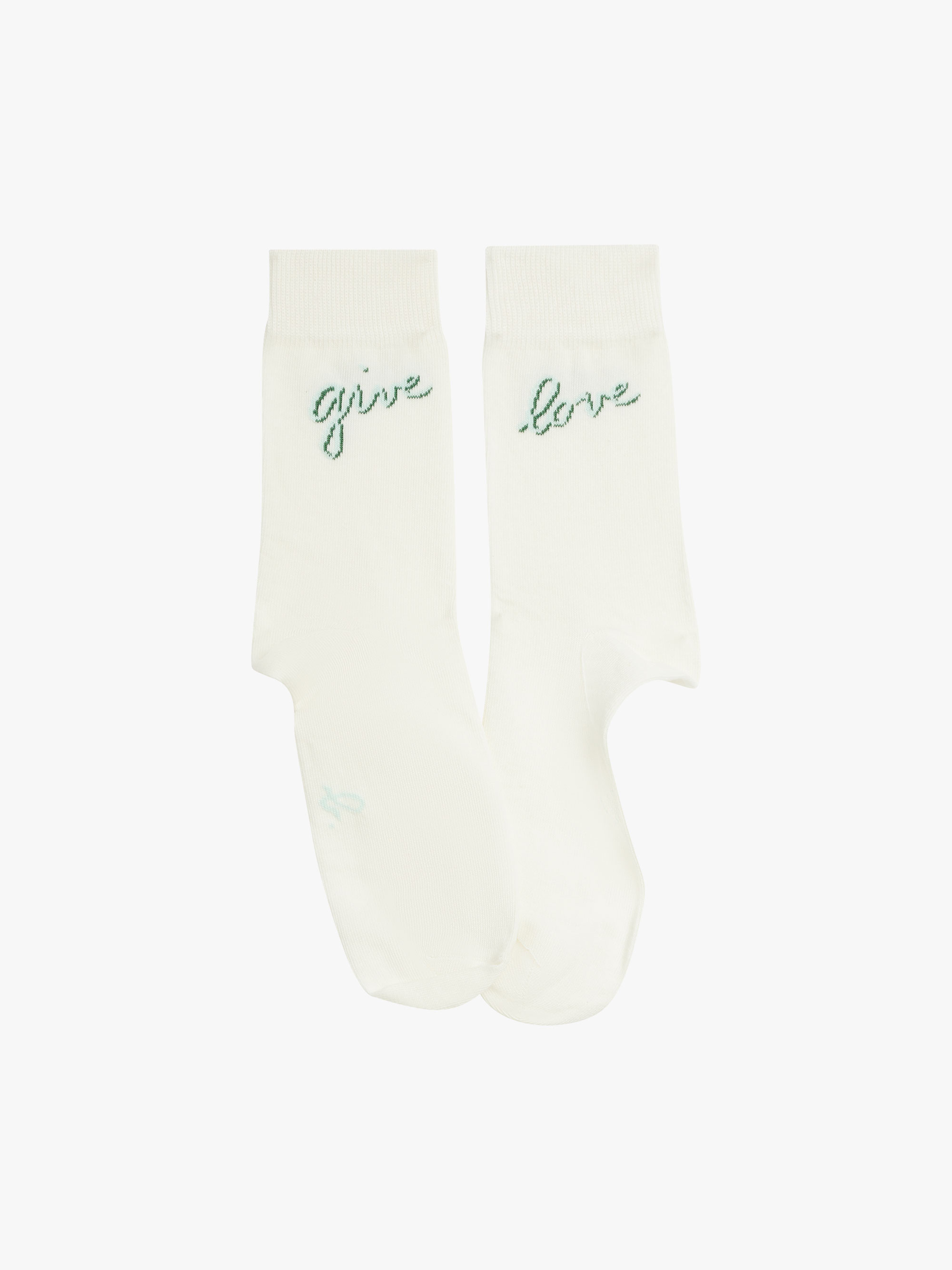 give love 棉質襪。NT$1,480（agnès b.提供）
